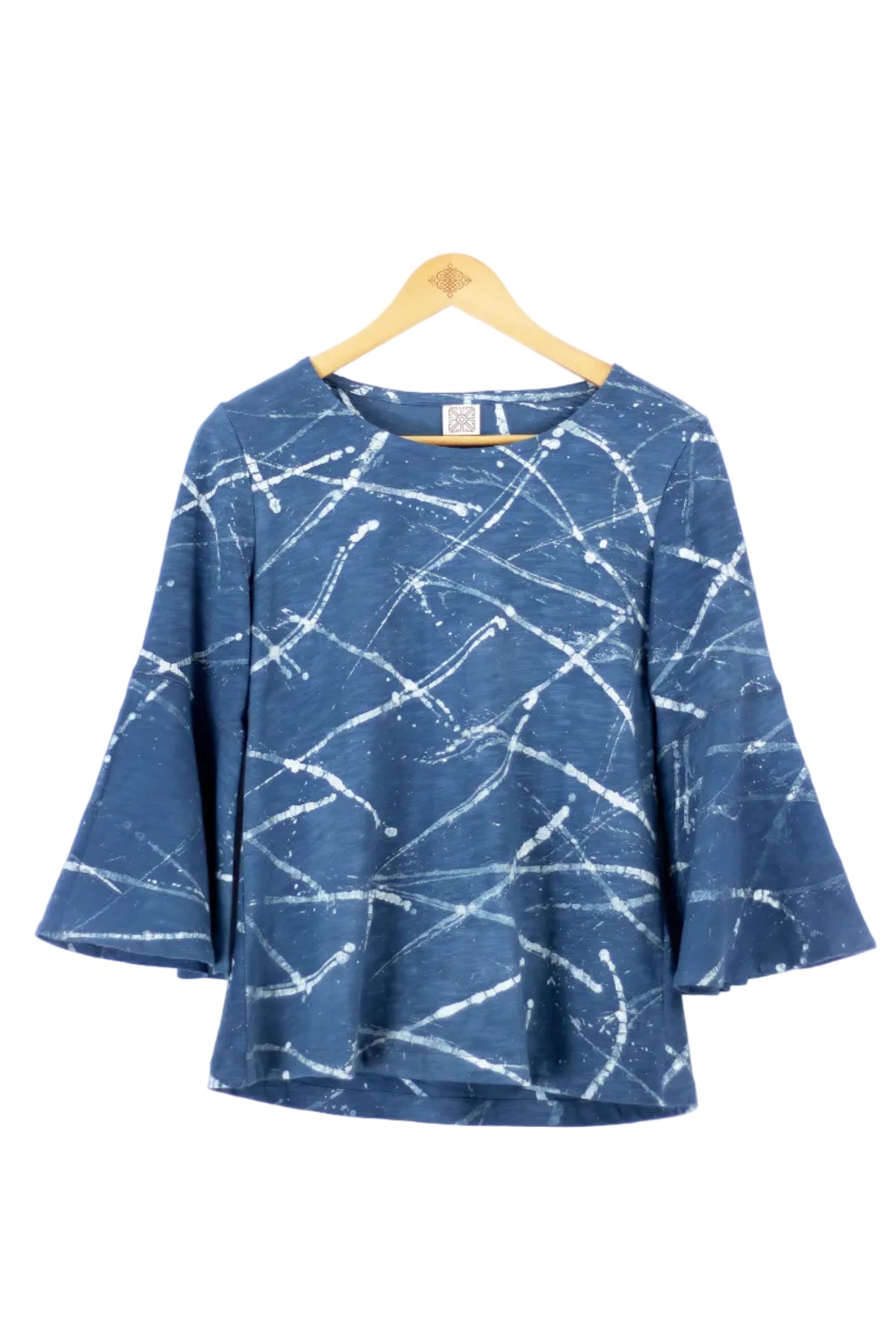 Flare Sleeve Top - Collide Pale Indi