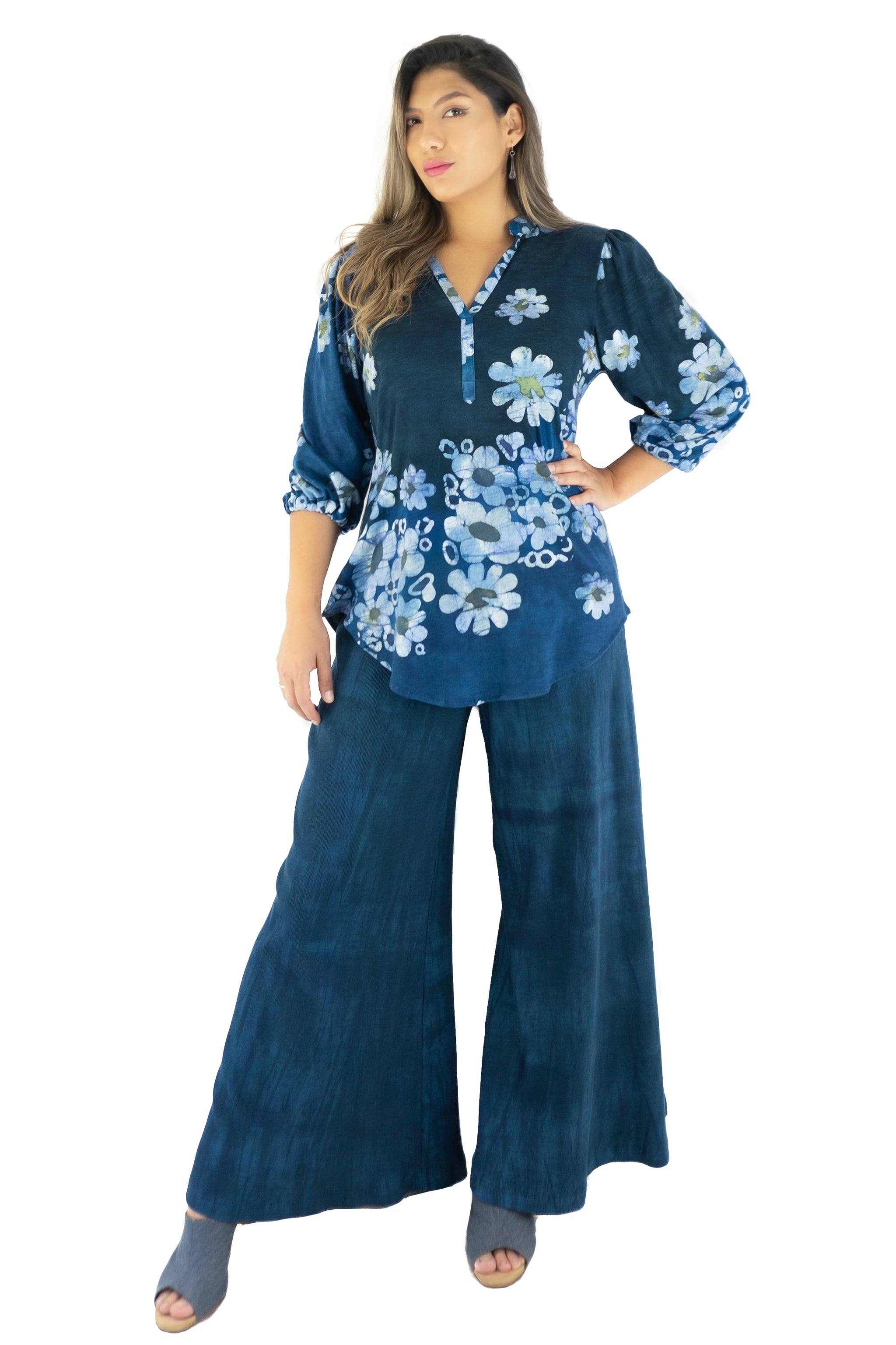 Palazzo Pants - Slate - Indi