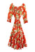 Carmine Dress - 139D - Ginkgo Papaya