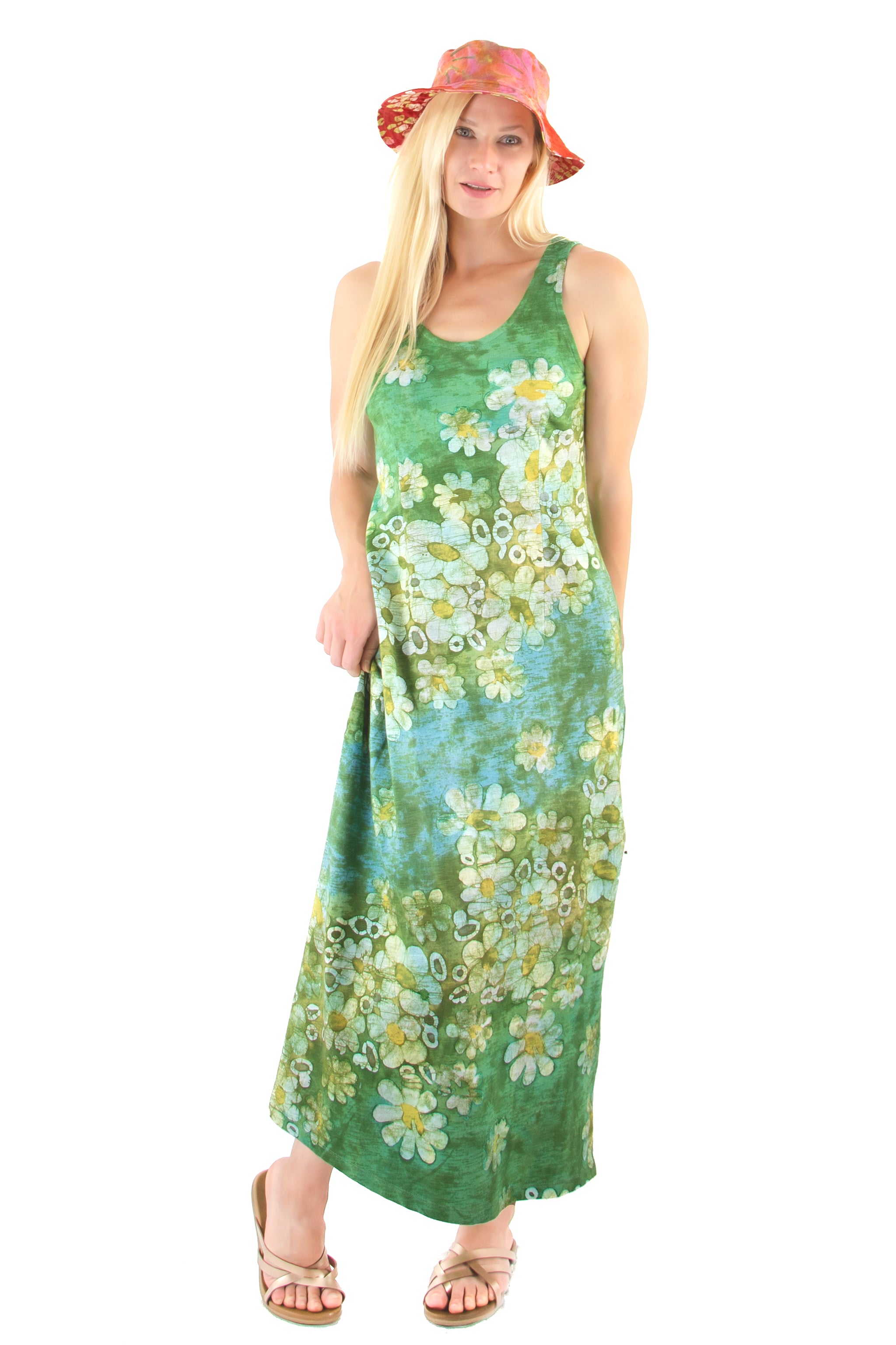 Tank Dress Long - 7704 - AFloat - Garden