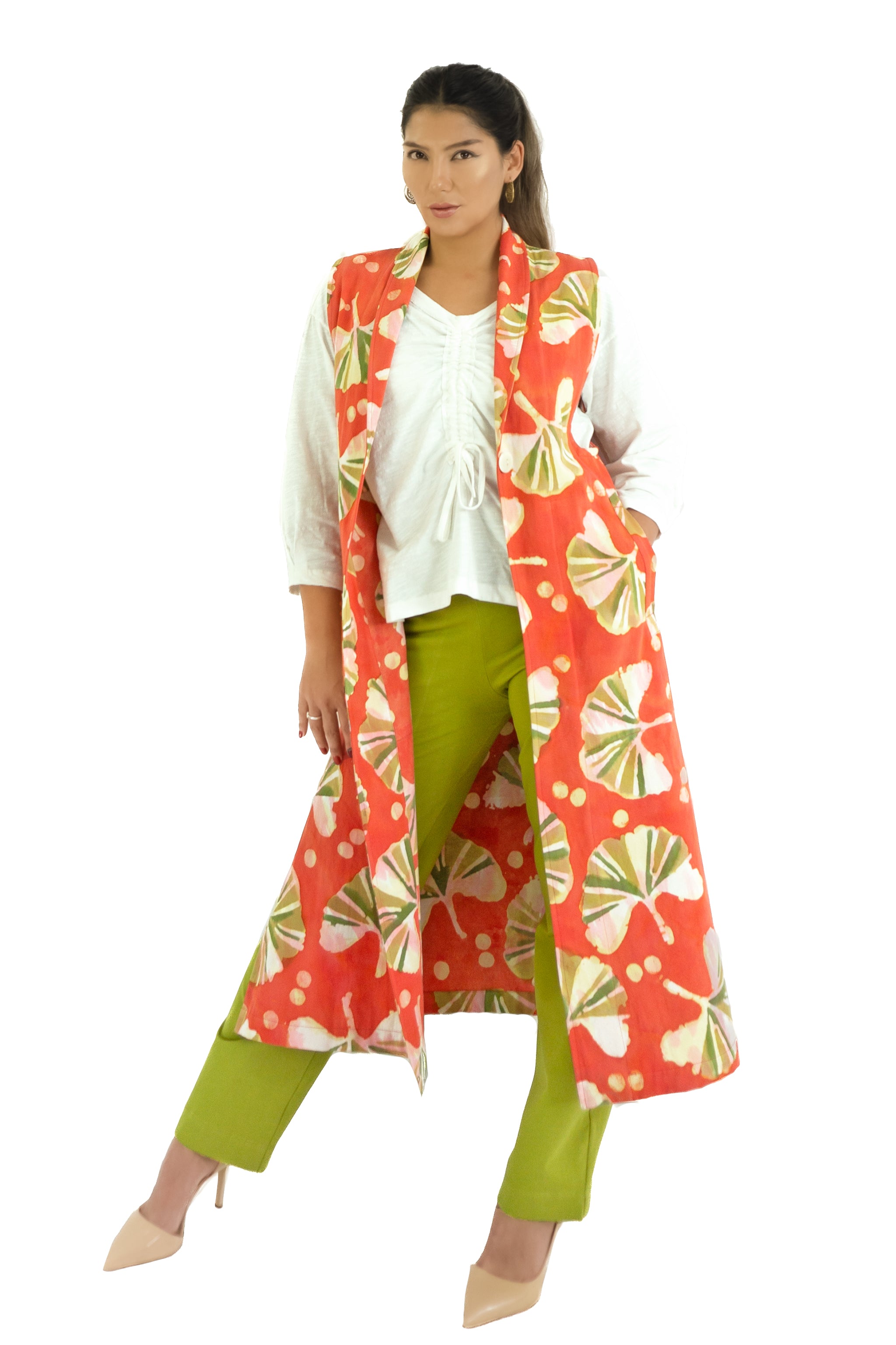 Dara Vest (Midi) - Ginkgo