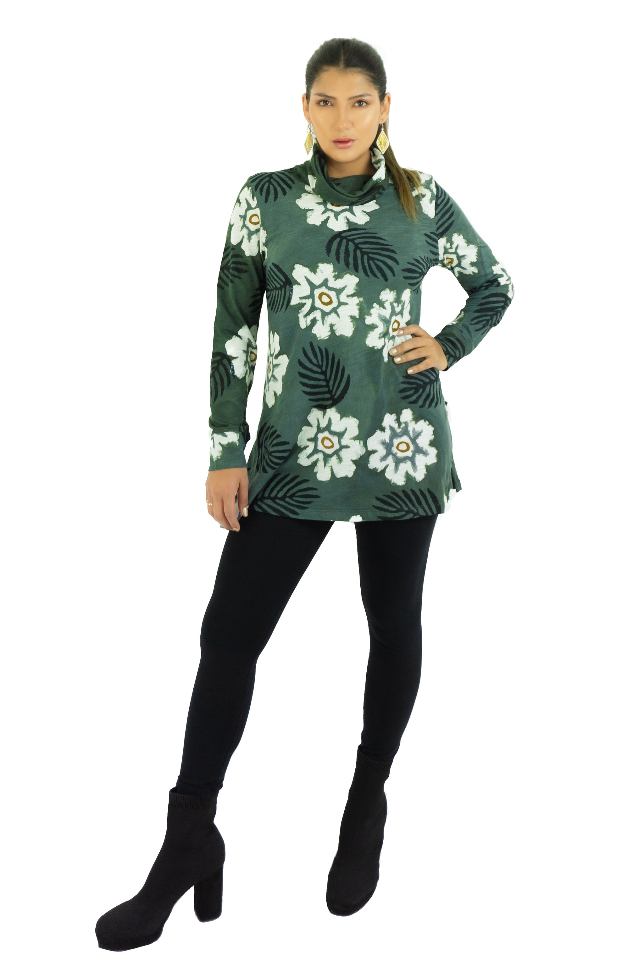 Turtle Tunic - Oleander