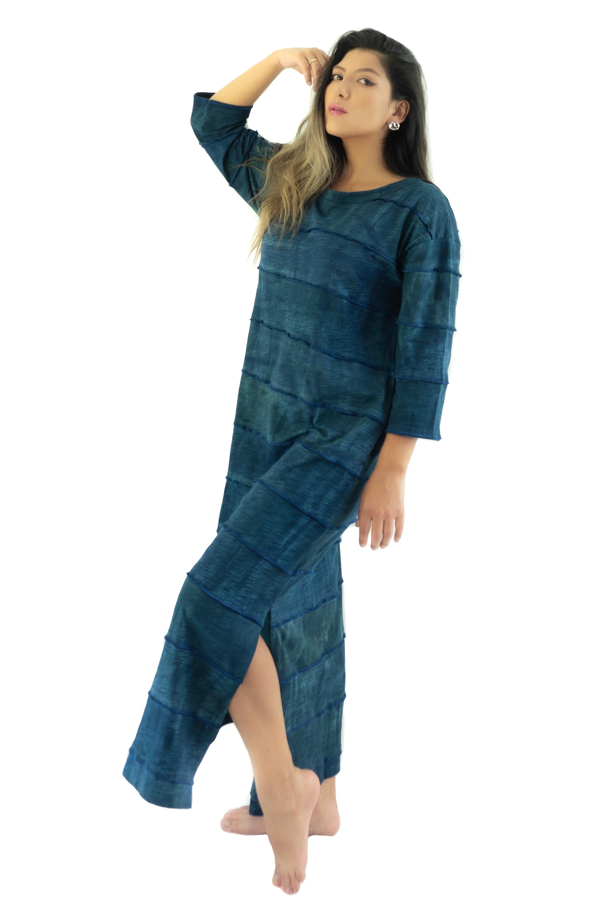 Leeni Raya Dress (Long) - Slate