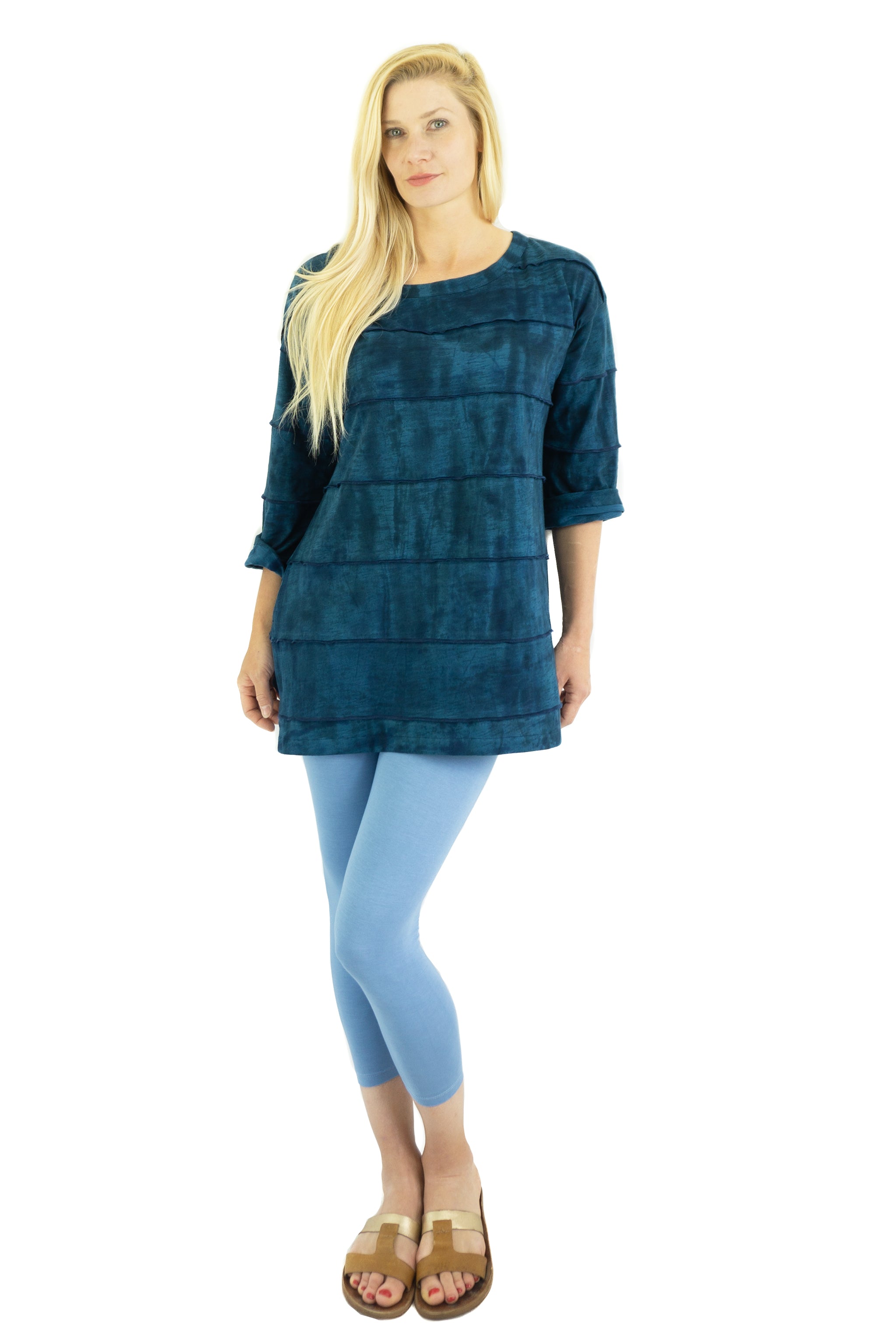 Leeni Raya Tunic Top - Slate