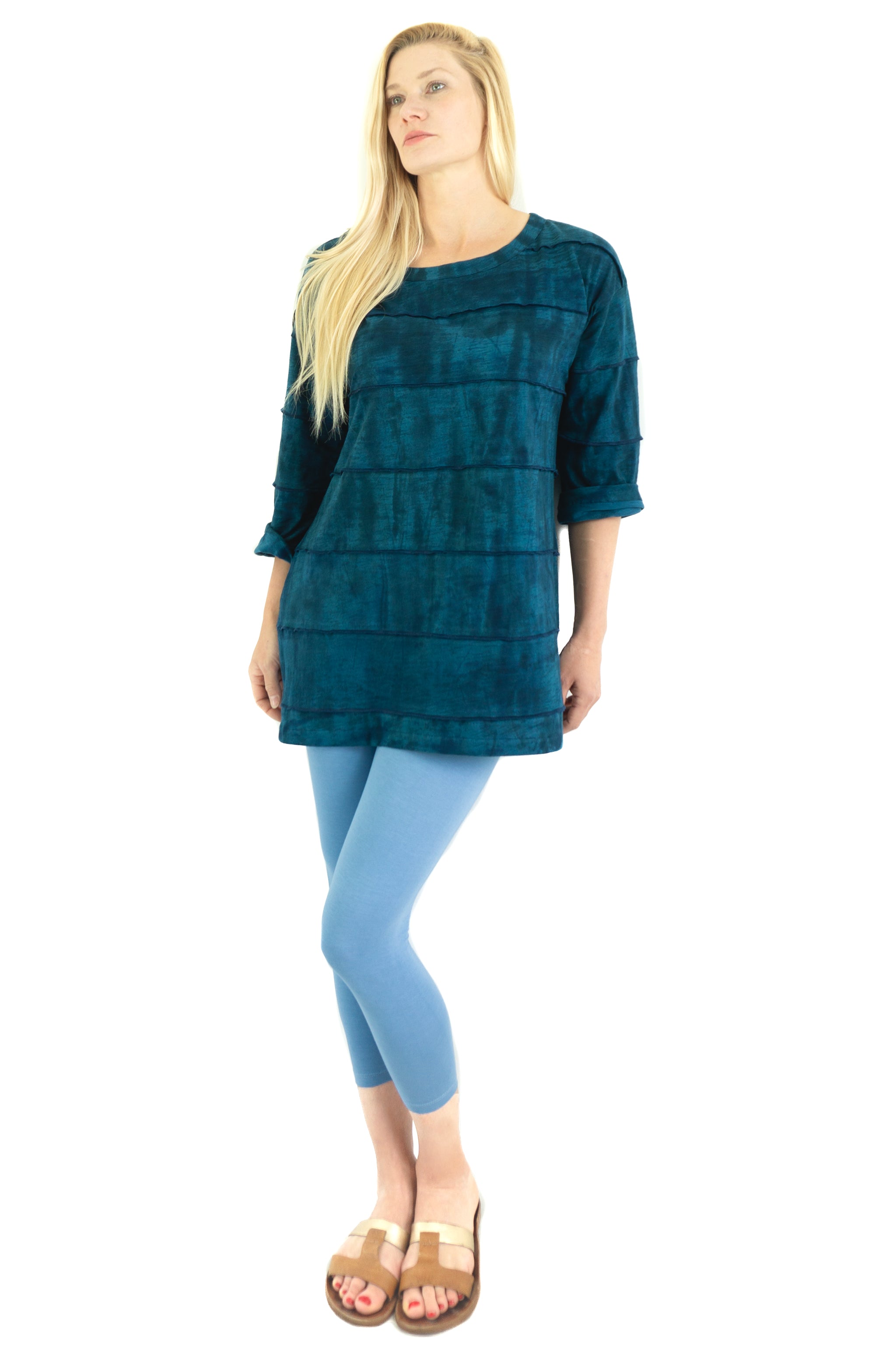 Leeni Raya Tunic Top - Slate