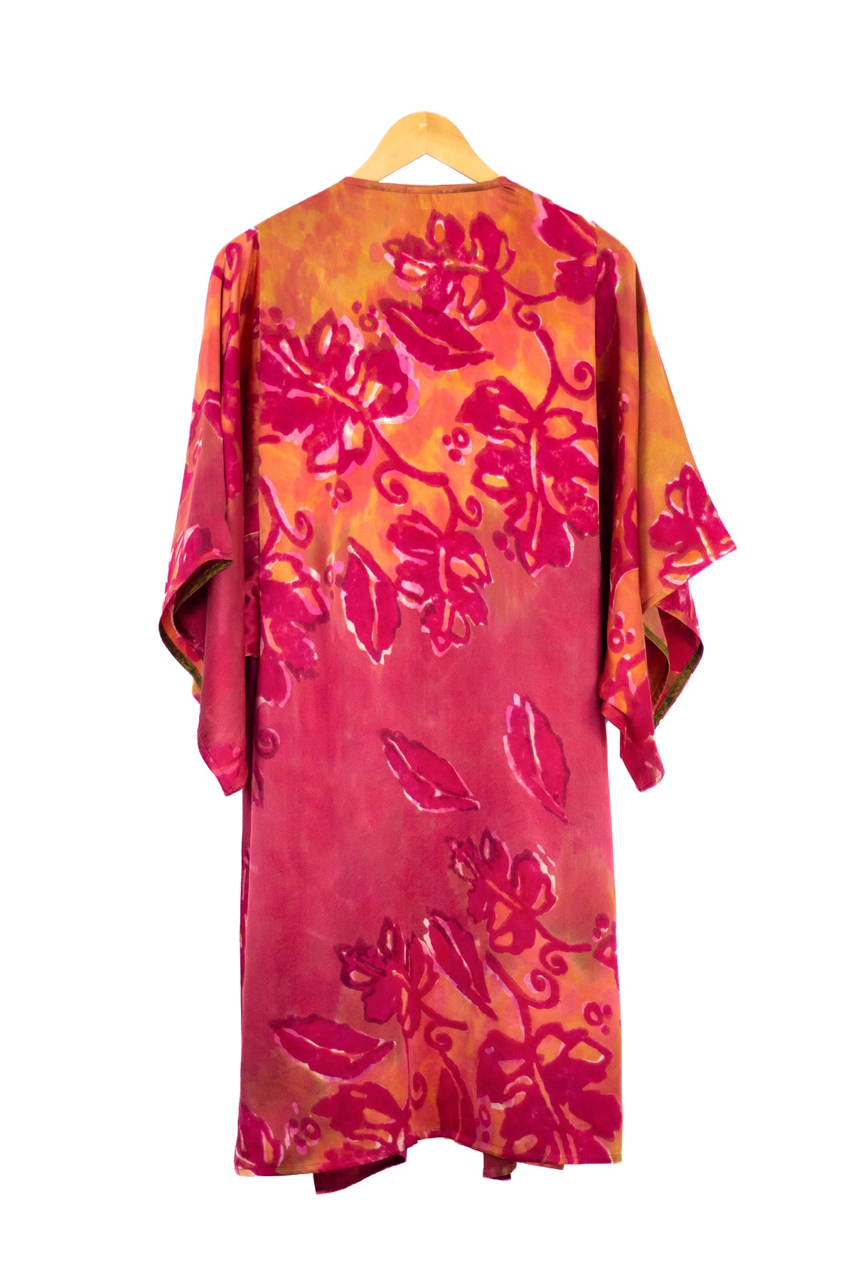Hand Painted Silk Kimono (Mid Length) - VinO