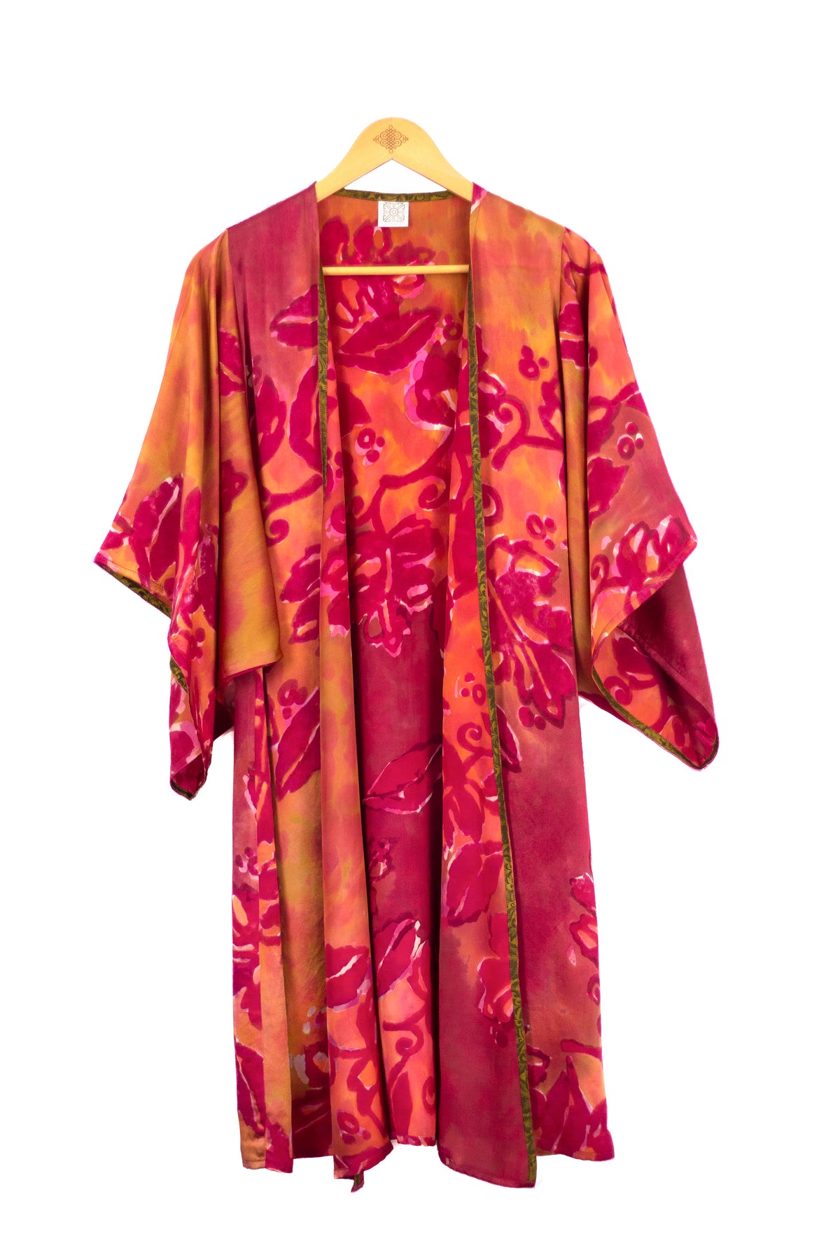 Hand Painted Silk Kimono (Mid Length) - VinO