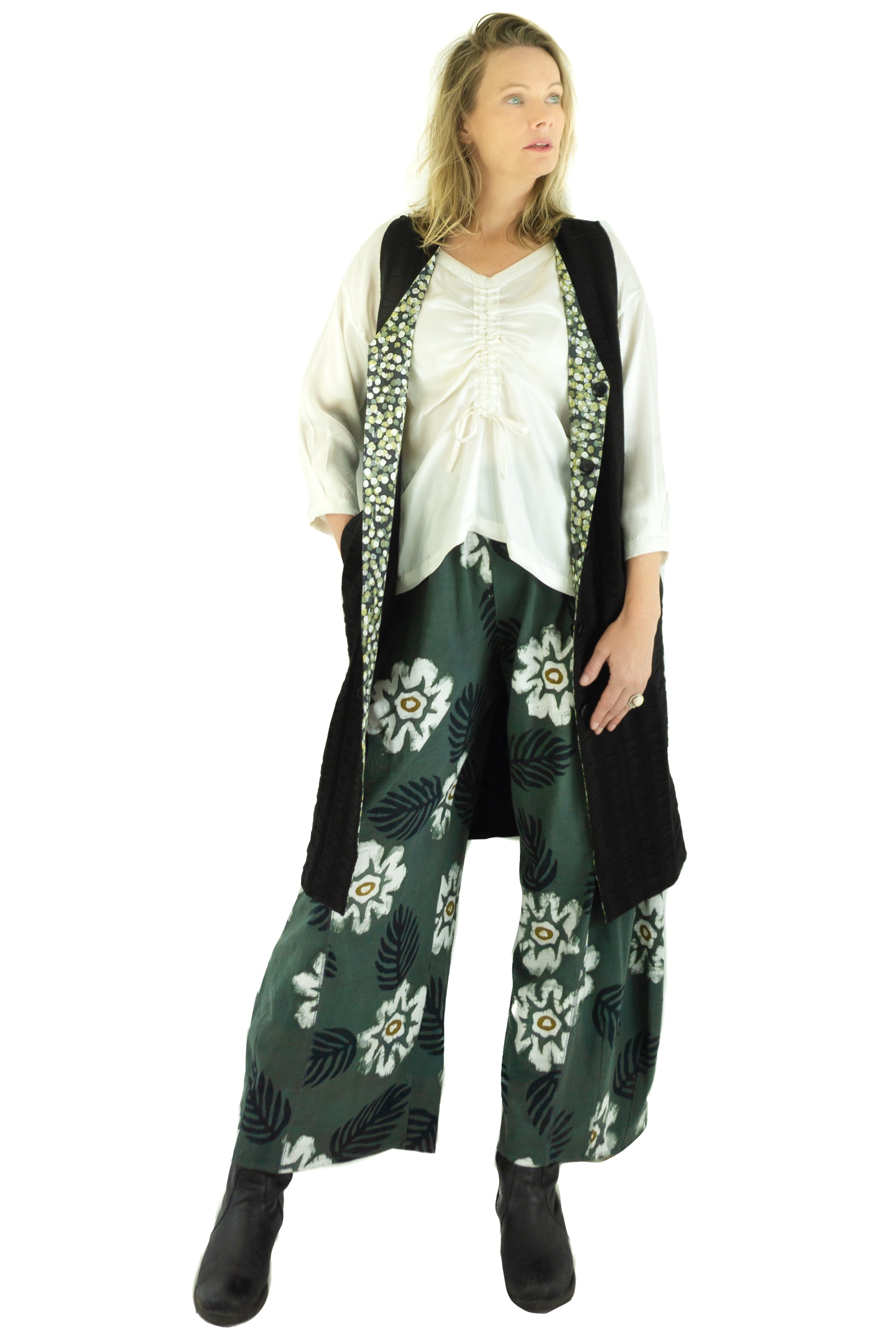 Divided Pants - Oleander