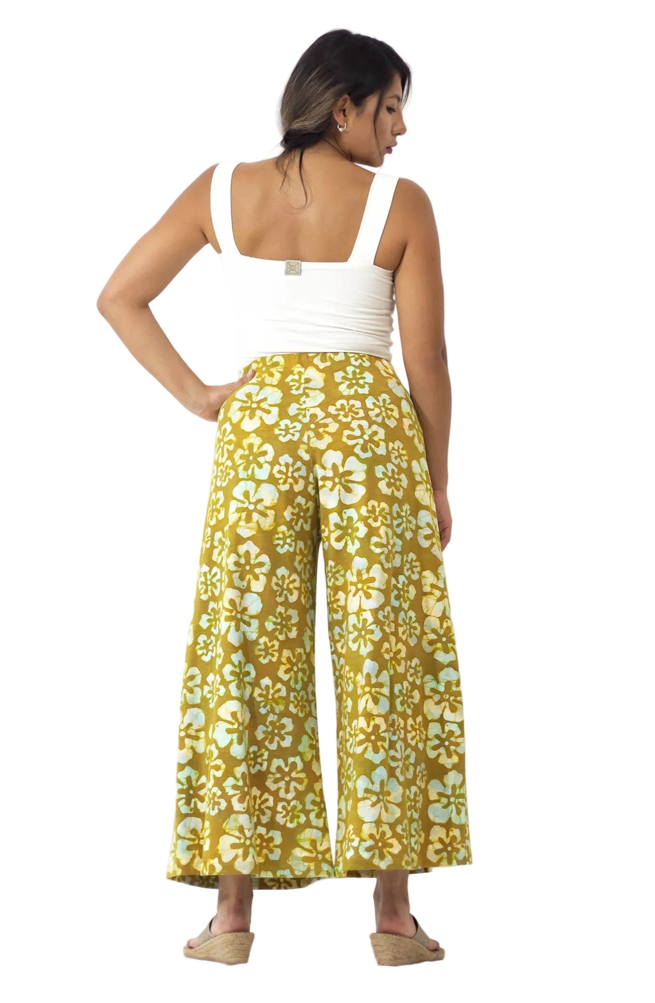 Palazzo Pant (Crop Length) - Sweet Verdi Motif