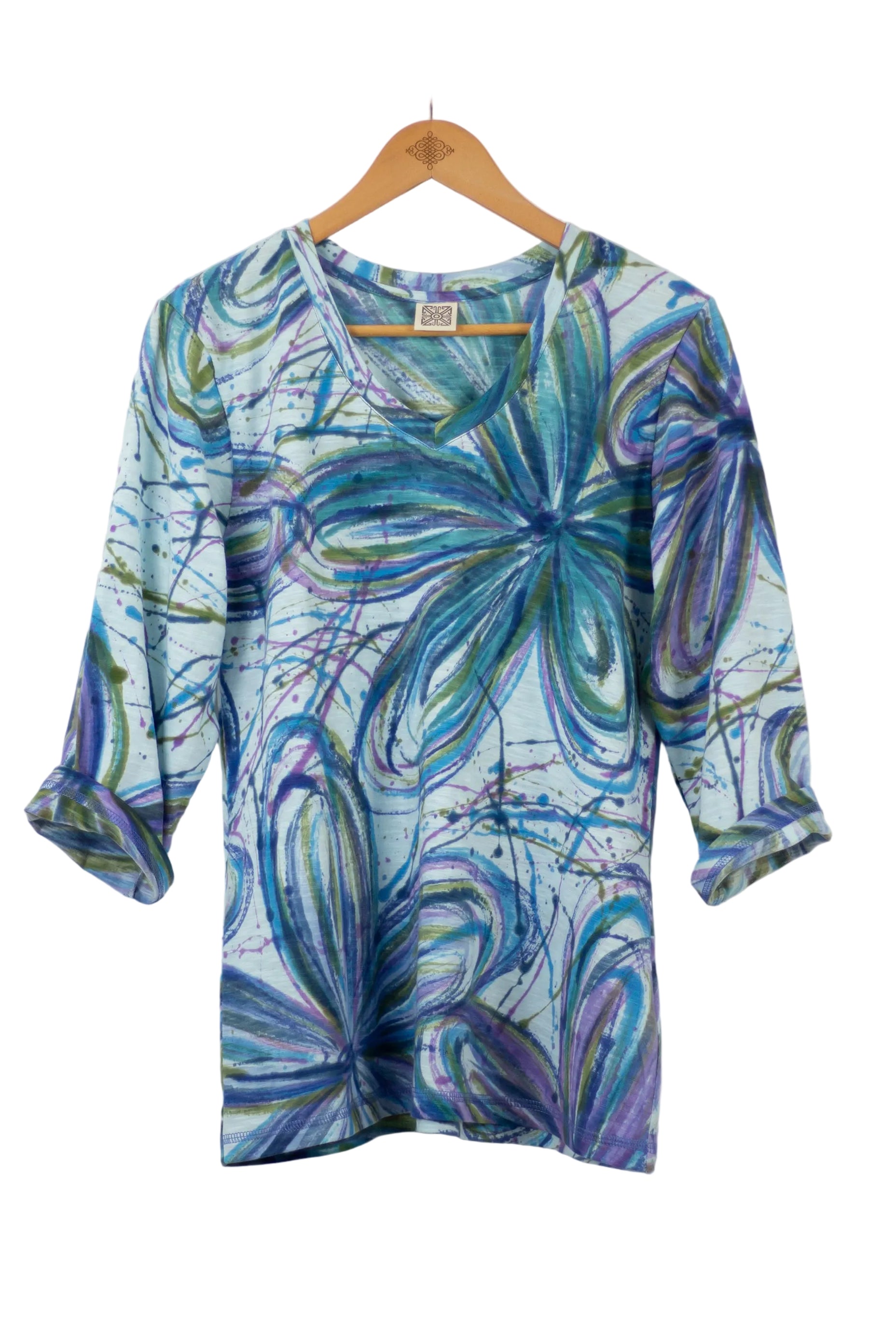 SV Tee - Flower Power Blues