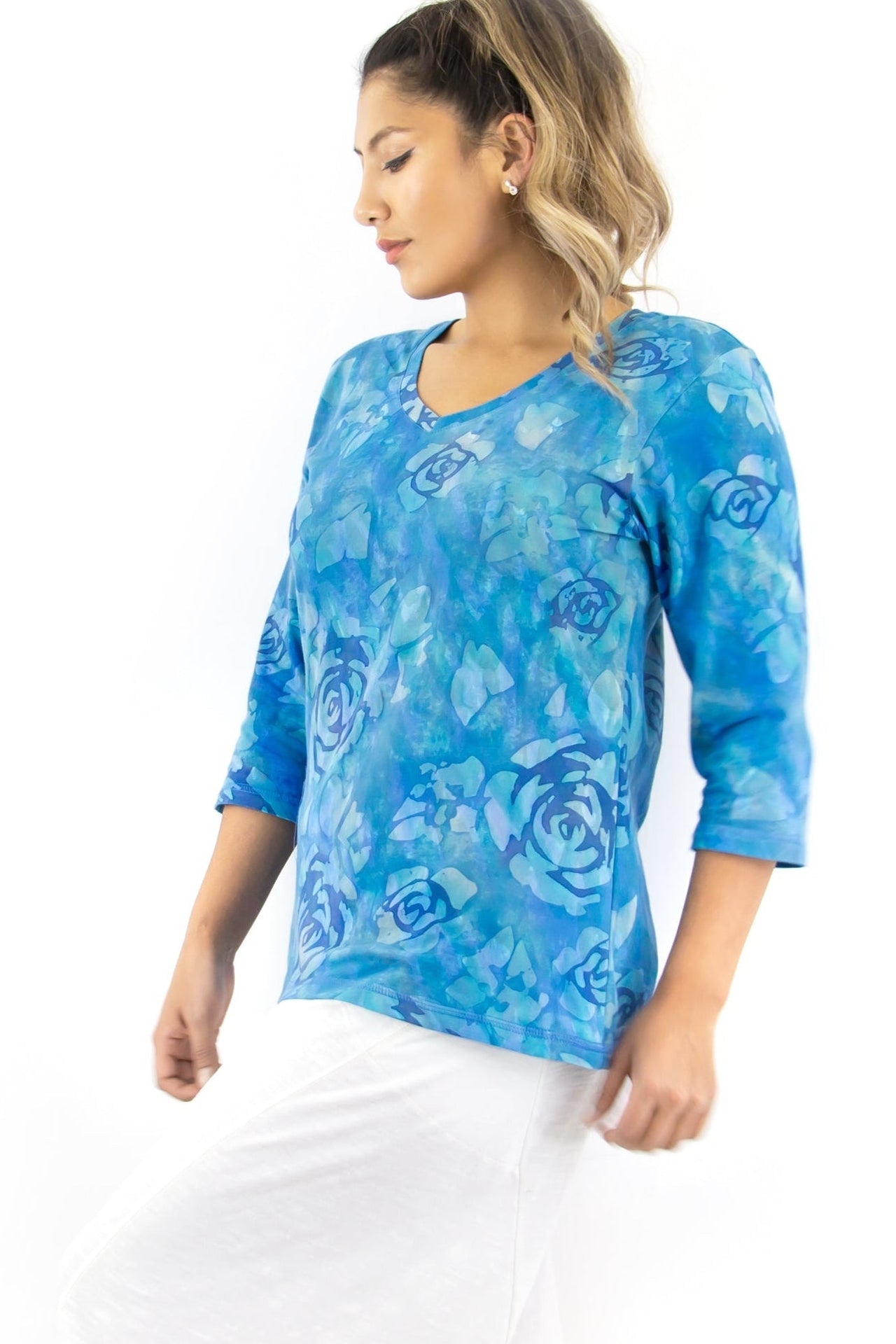 SV Tee - Camilia Blues