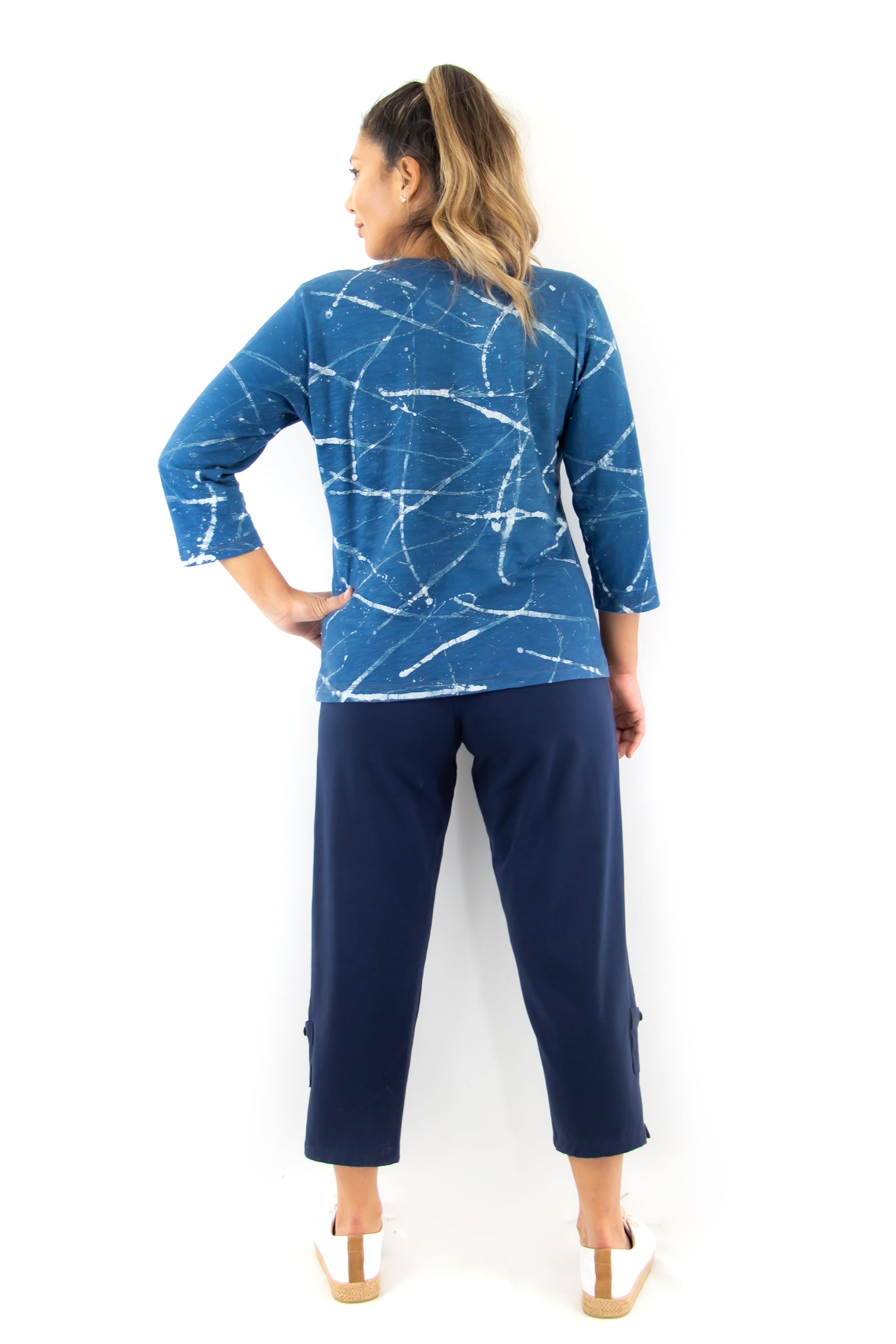 A-Line Tee - Collide Indigo
