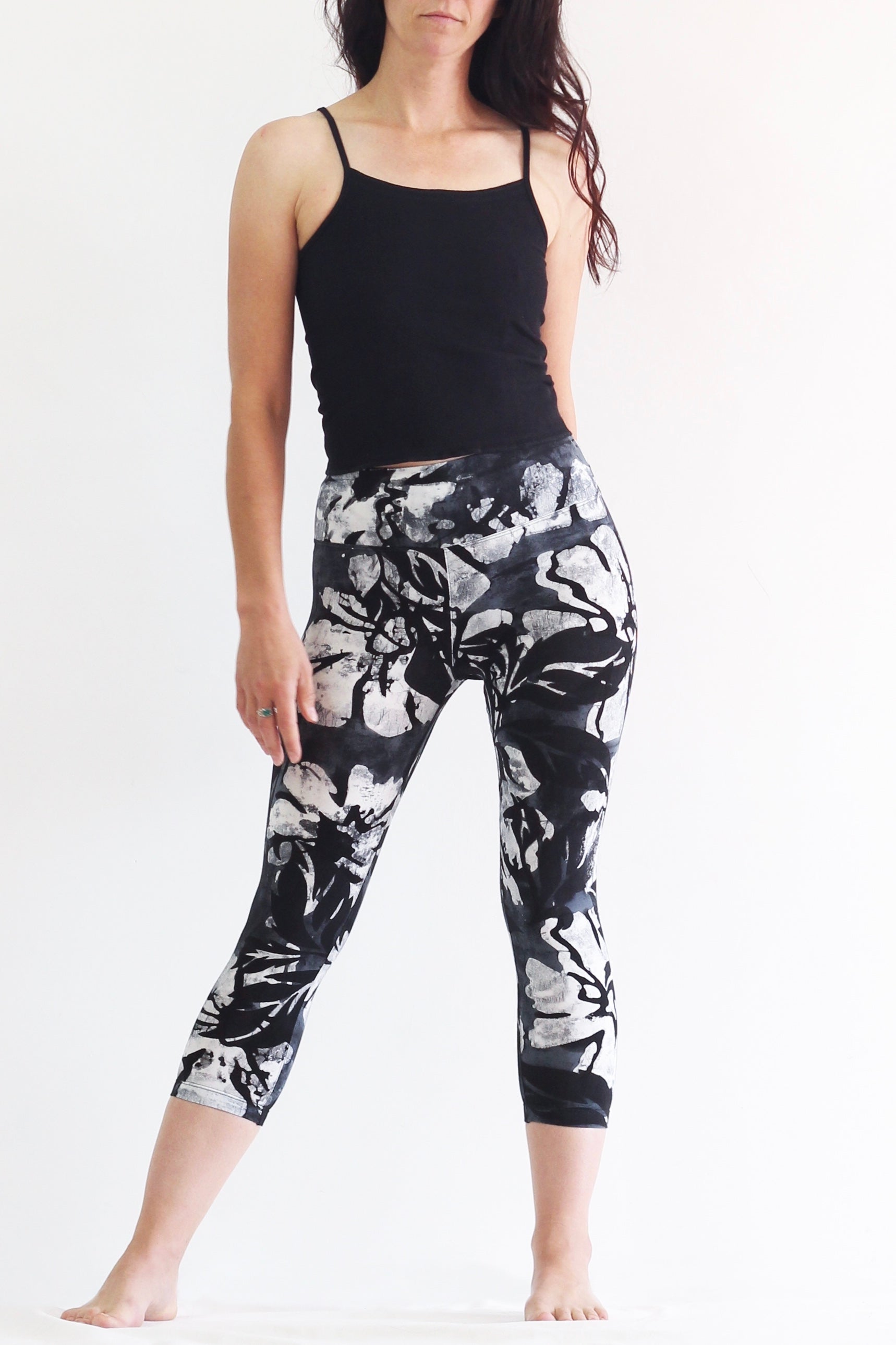 Hand Painted Leggings or Crops - Hula Nights