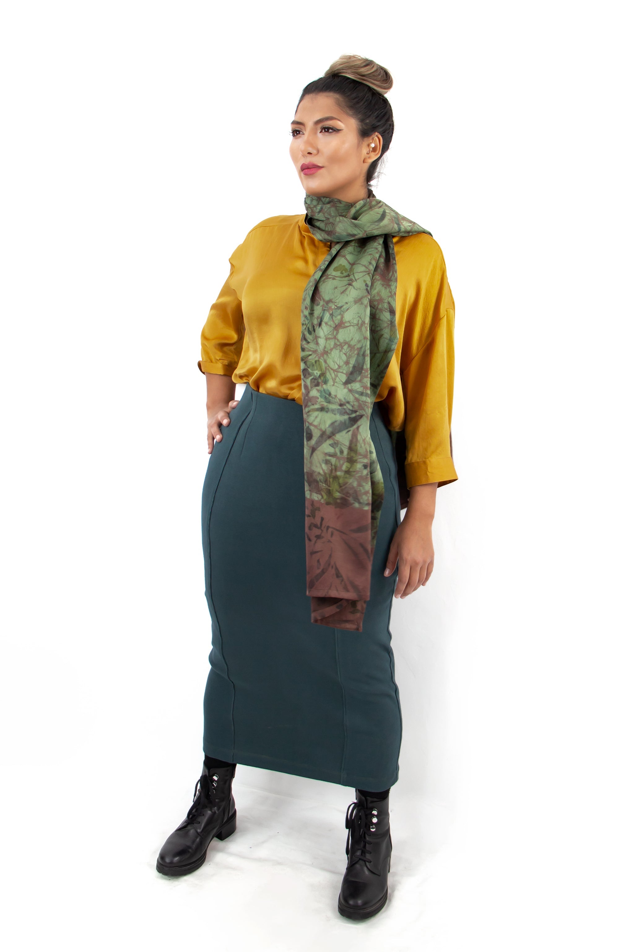 Pencil Skirt - Deep Spruce
