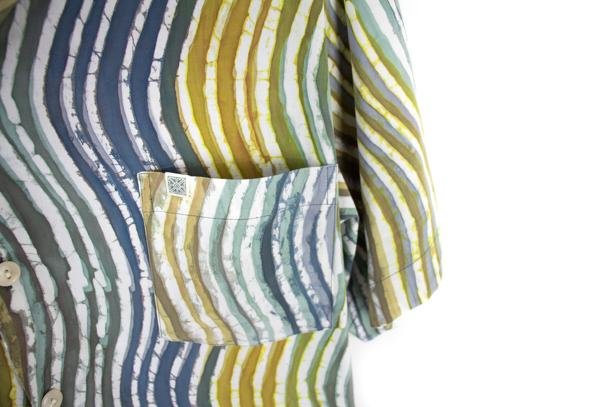 Men's Hand Painted Resort Shirt - Rumors