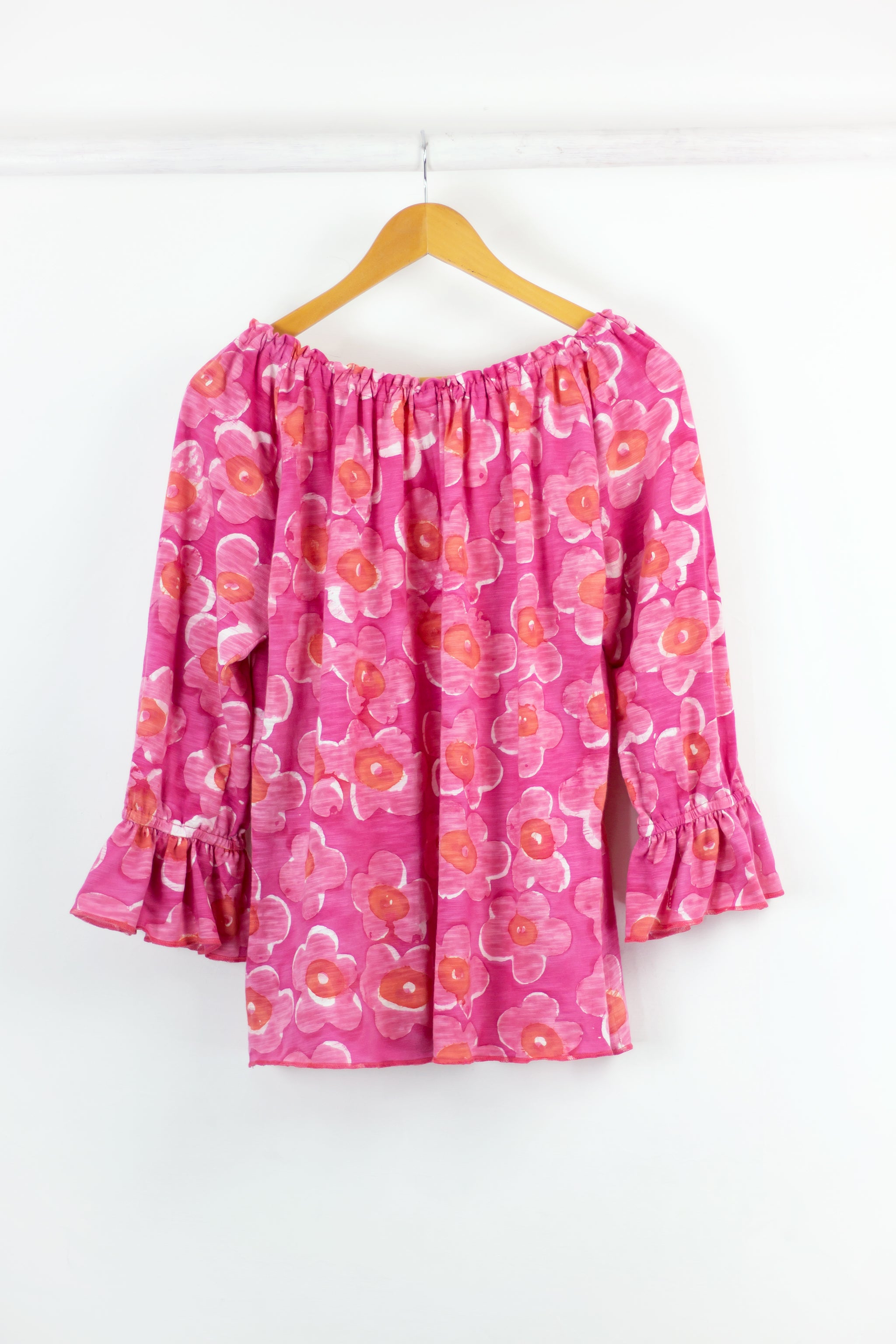 Peasant Blouse J139 - Lantana Pink