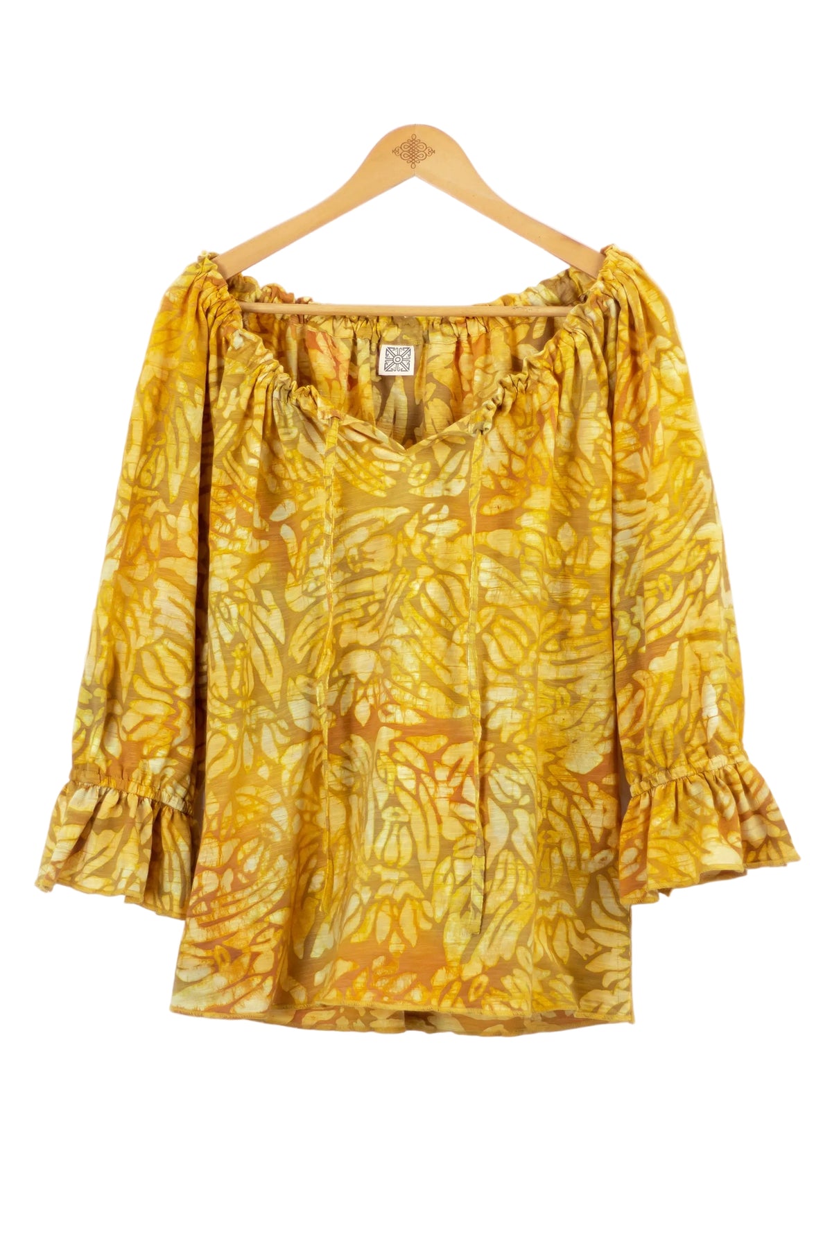Peasant Top - Rush Gold
