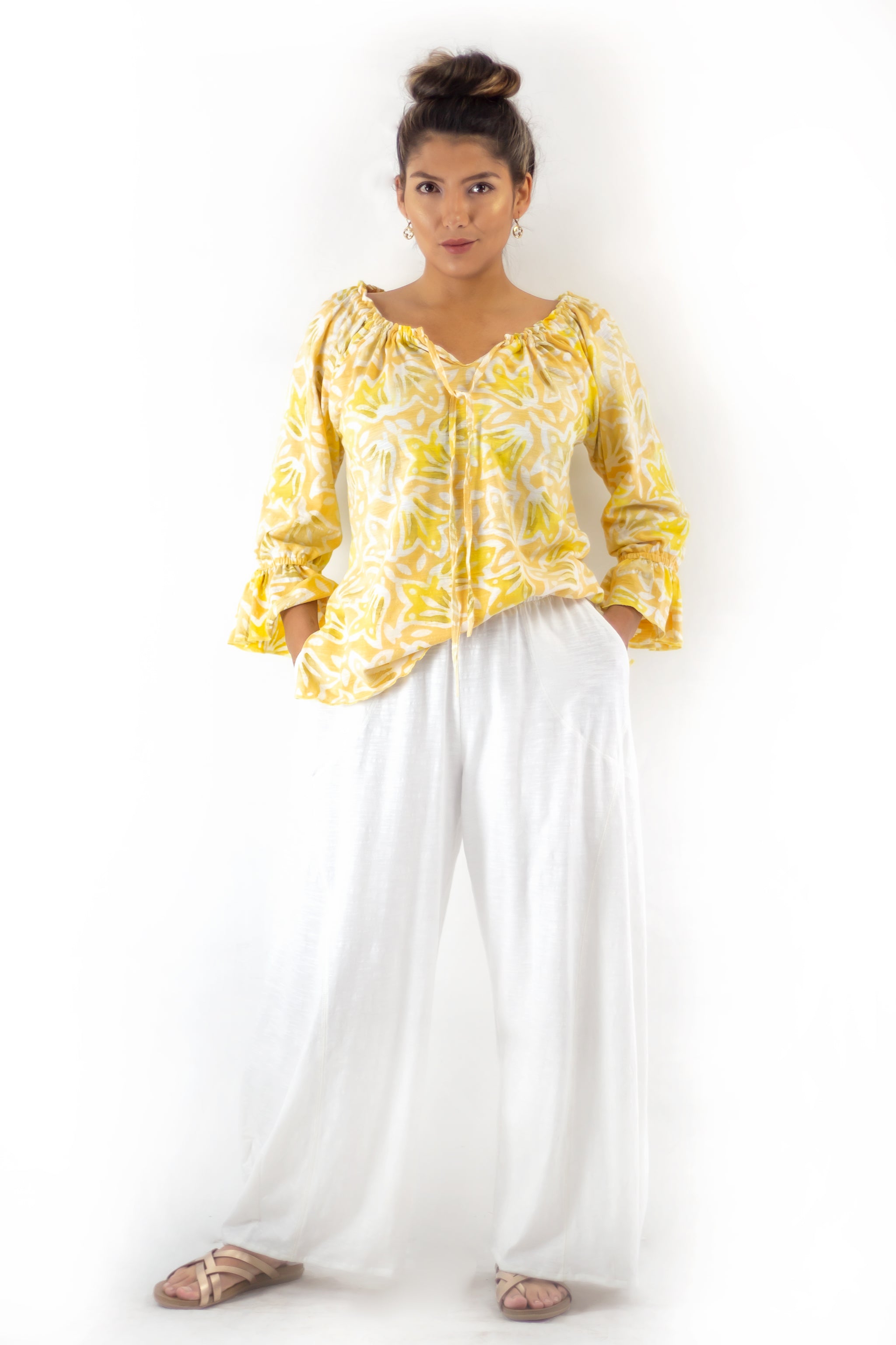 Peasant Blouse J139 - Tulis Mellow