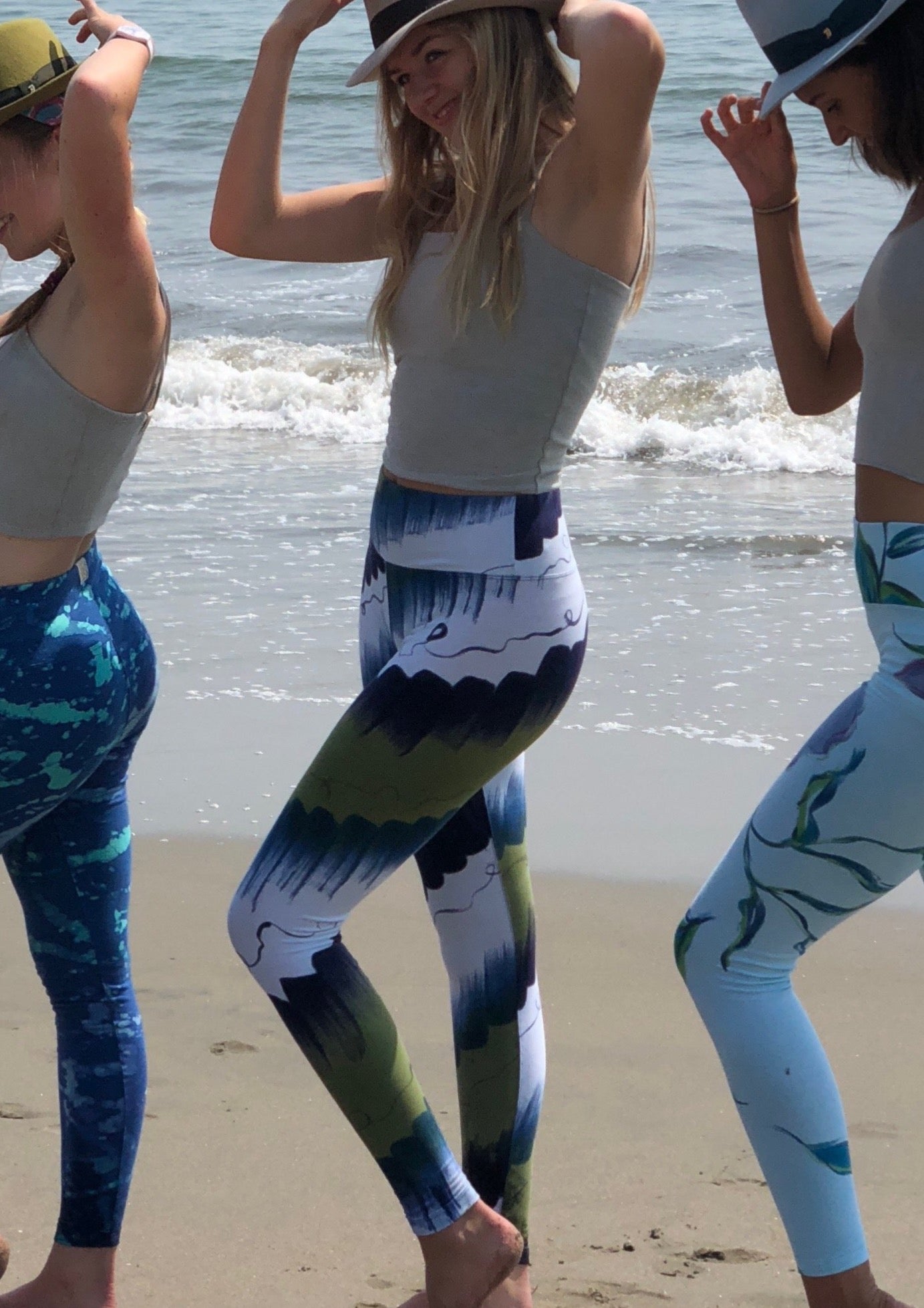 Hand Painted Leggings or Crops - Ribbons of Joy