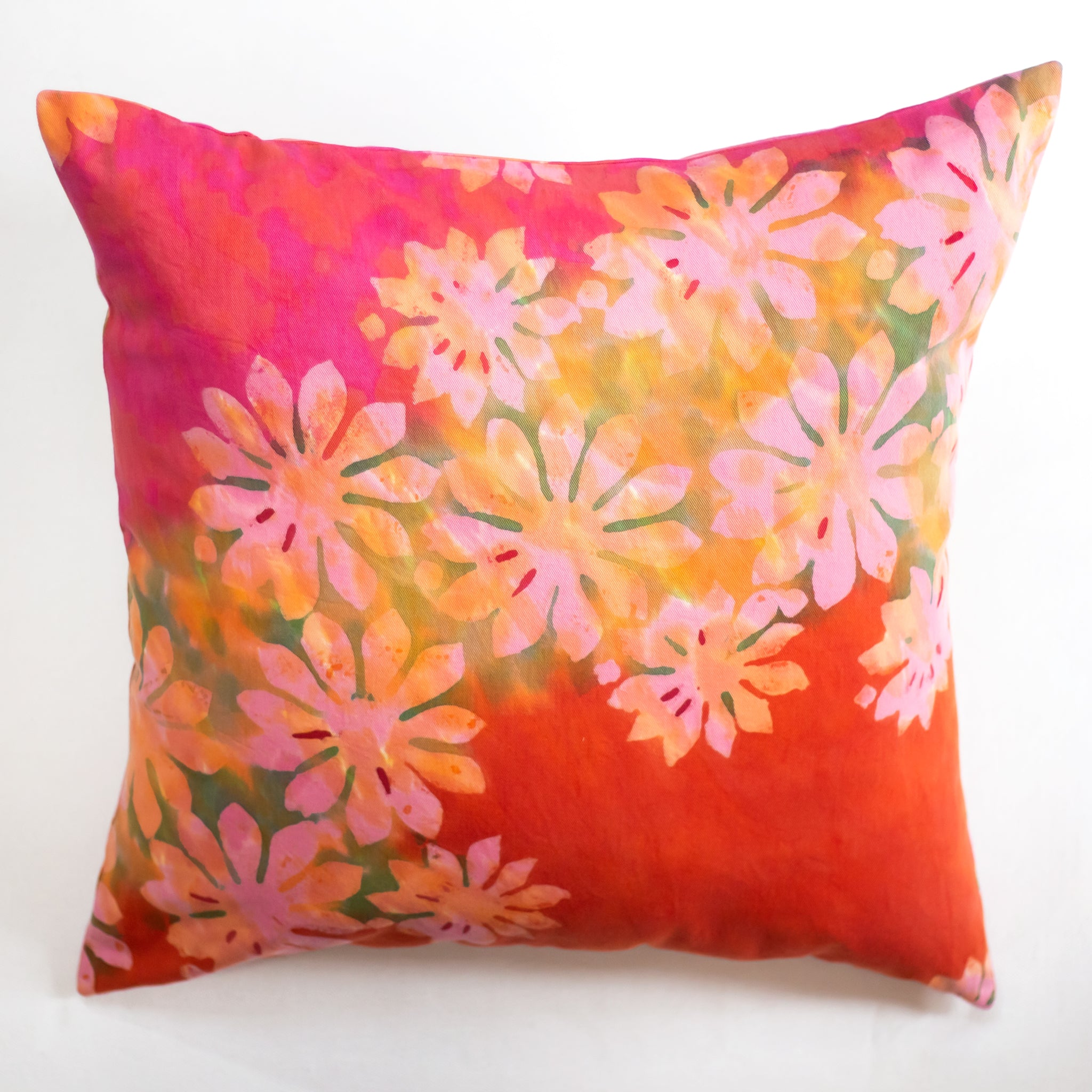 Hand Painted Accent Pillow Cover - Dali Dance