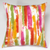 Hand Painted Accent Pillow Cover - Flamingo
