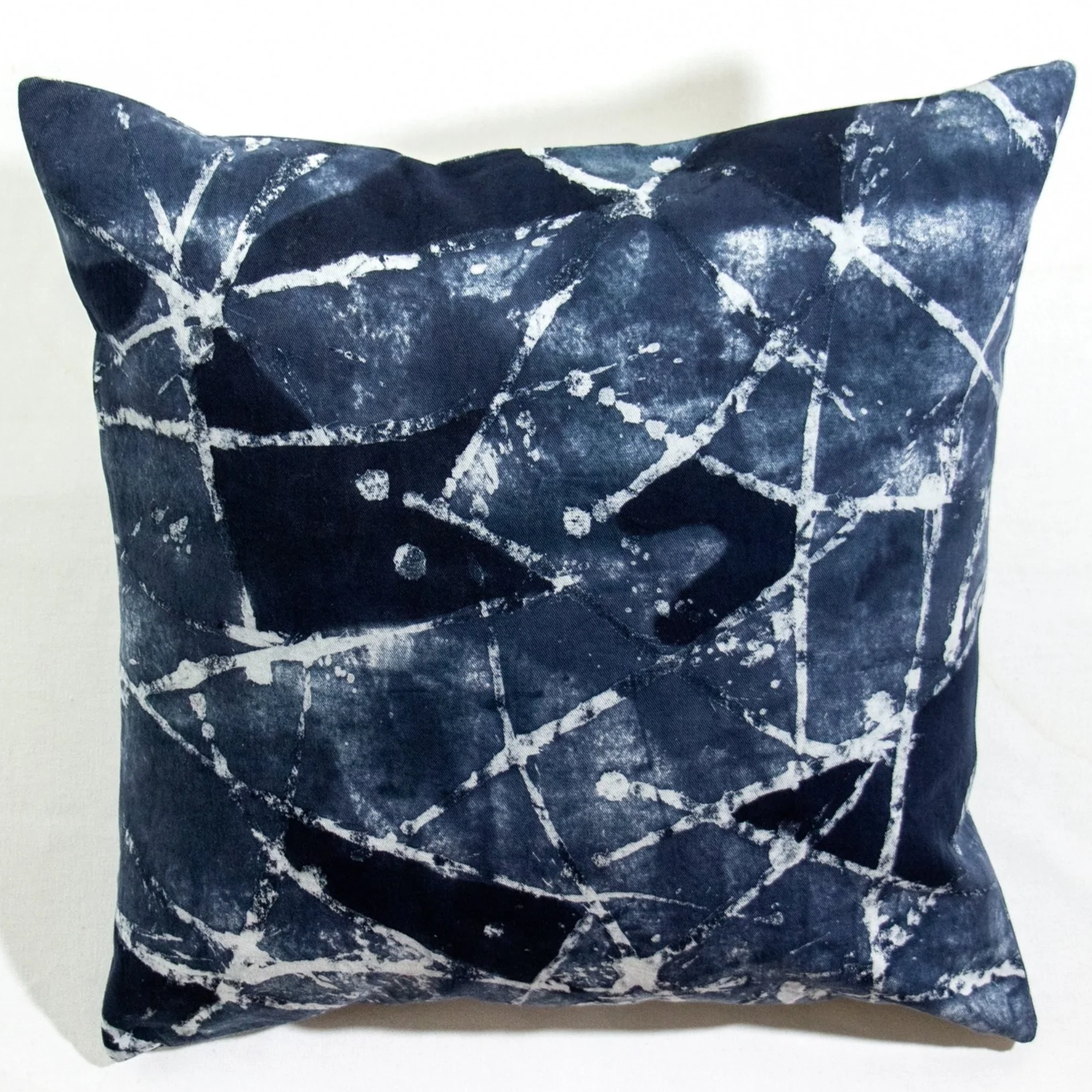 Hand Painted Accent Pillow Cover - Navigator