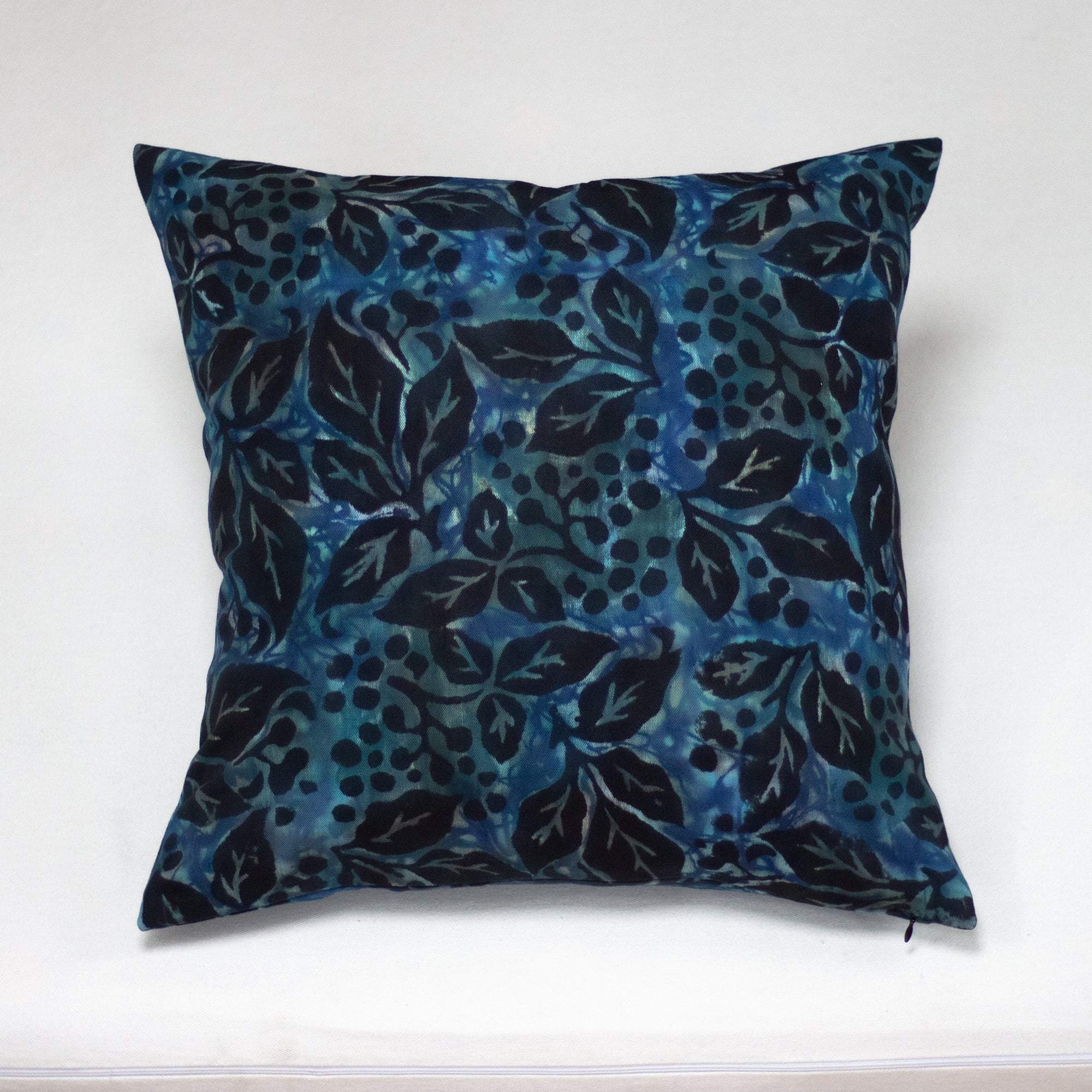 Hand Painted Accent Pillow Cover - Night Shade
