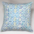 Hand Painted Accent Pillow Cover - Blossom Peri