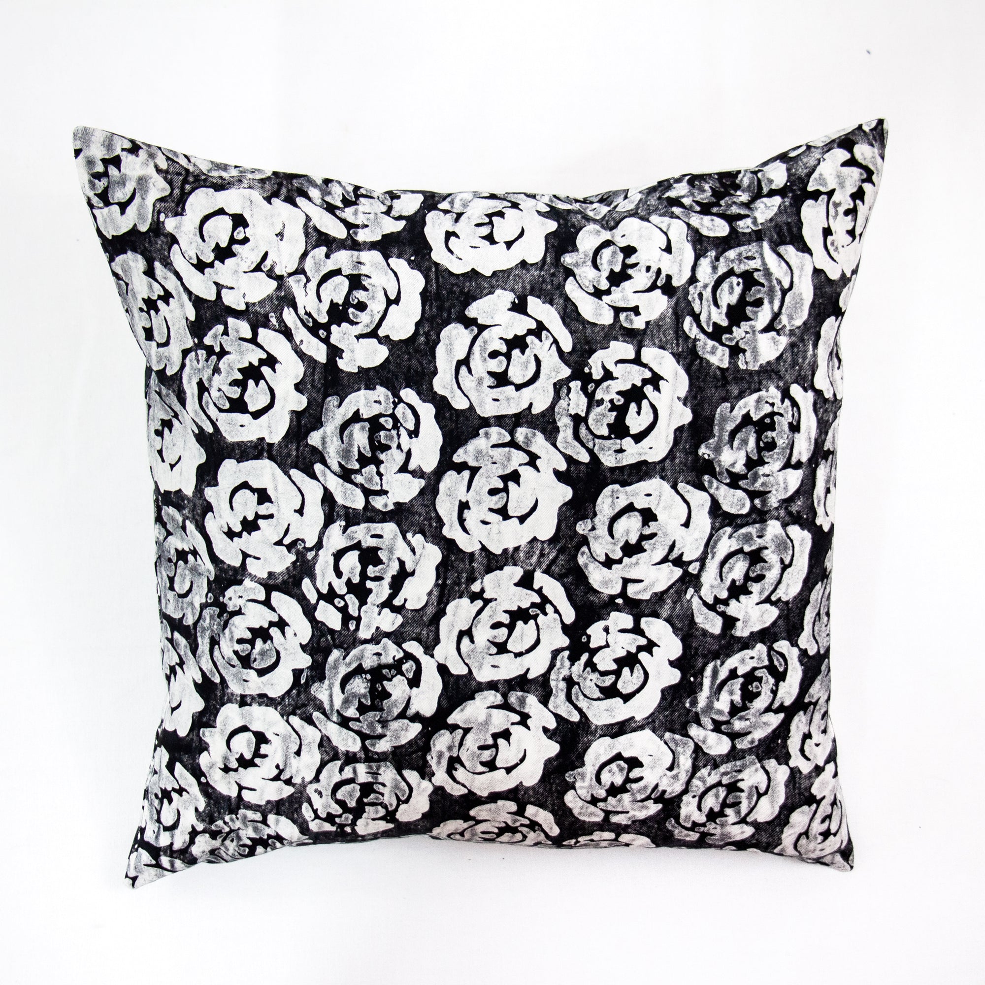 Hand Painted Accent Pillow Cover - Rozies