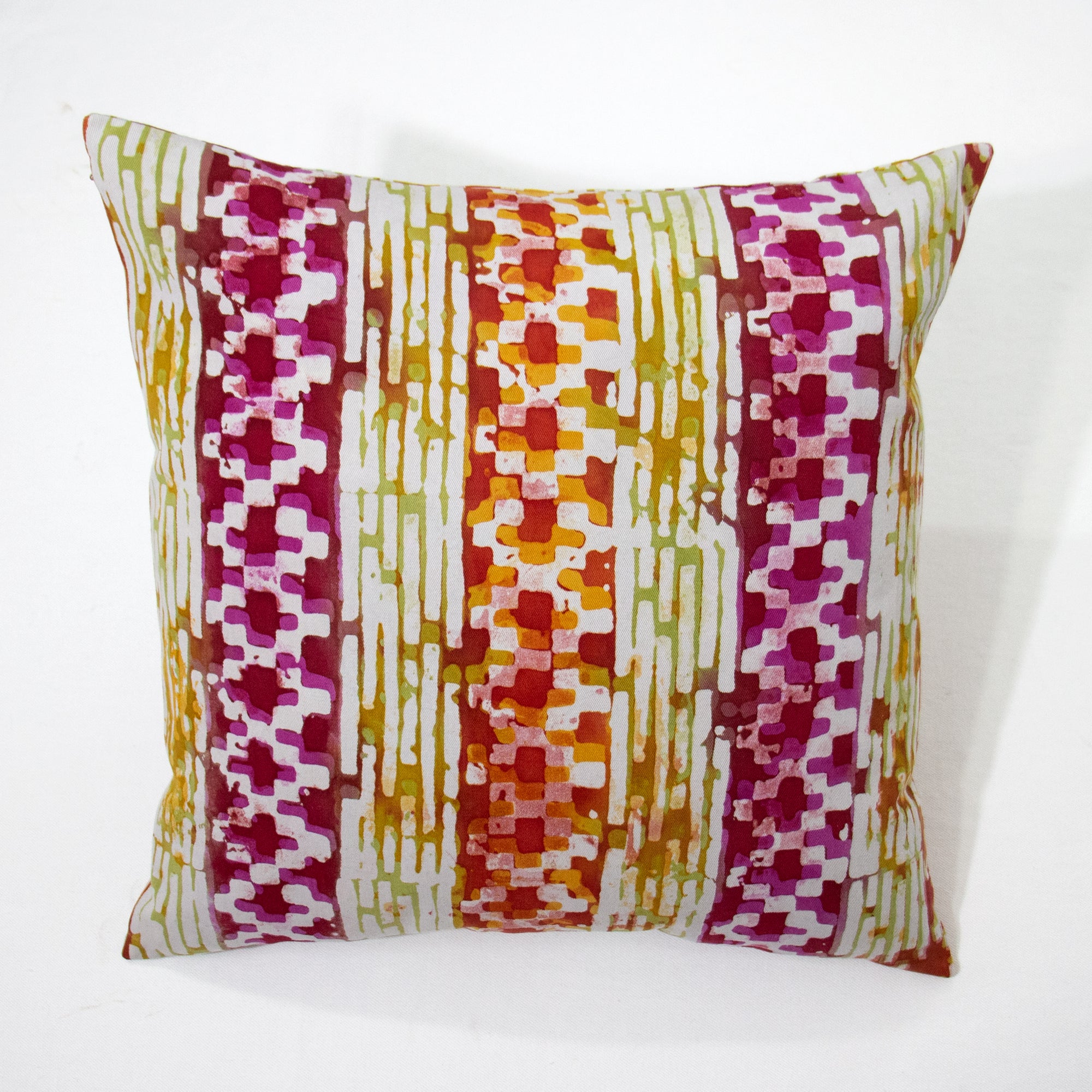Hand Painted Accent Pillow Cover - Simone