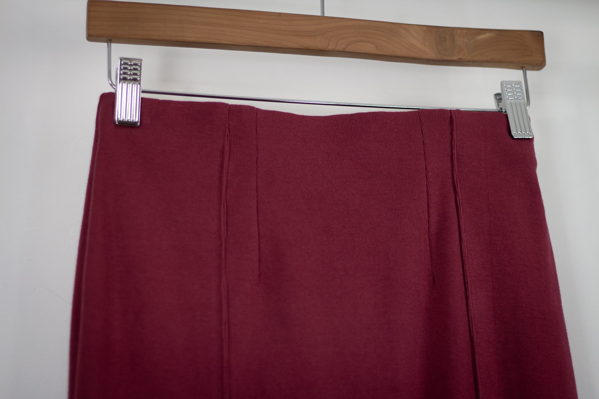 Pencil Skirt - Crimson