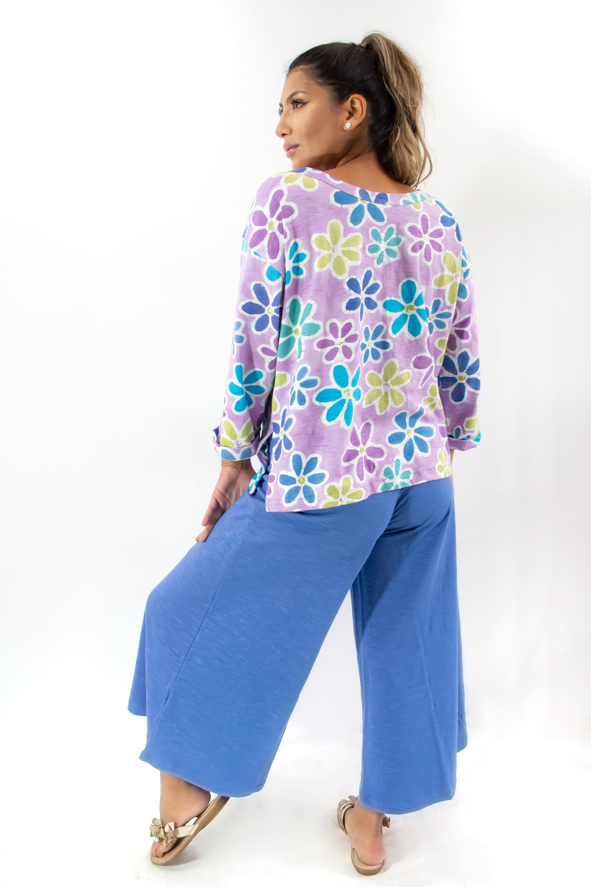 Leeni Top - Cosmos Lila
