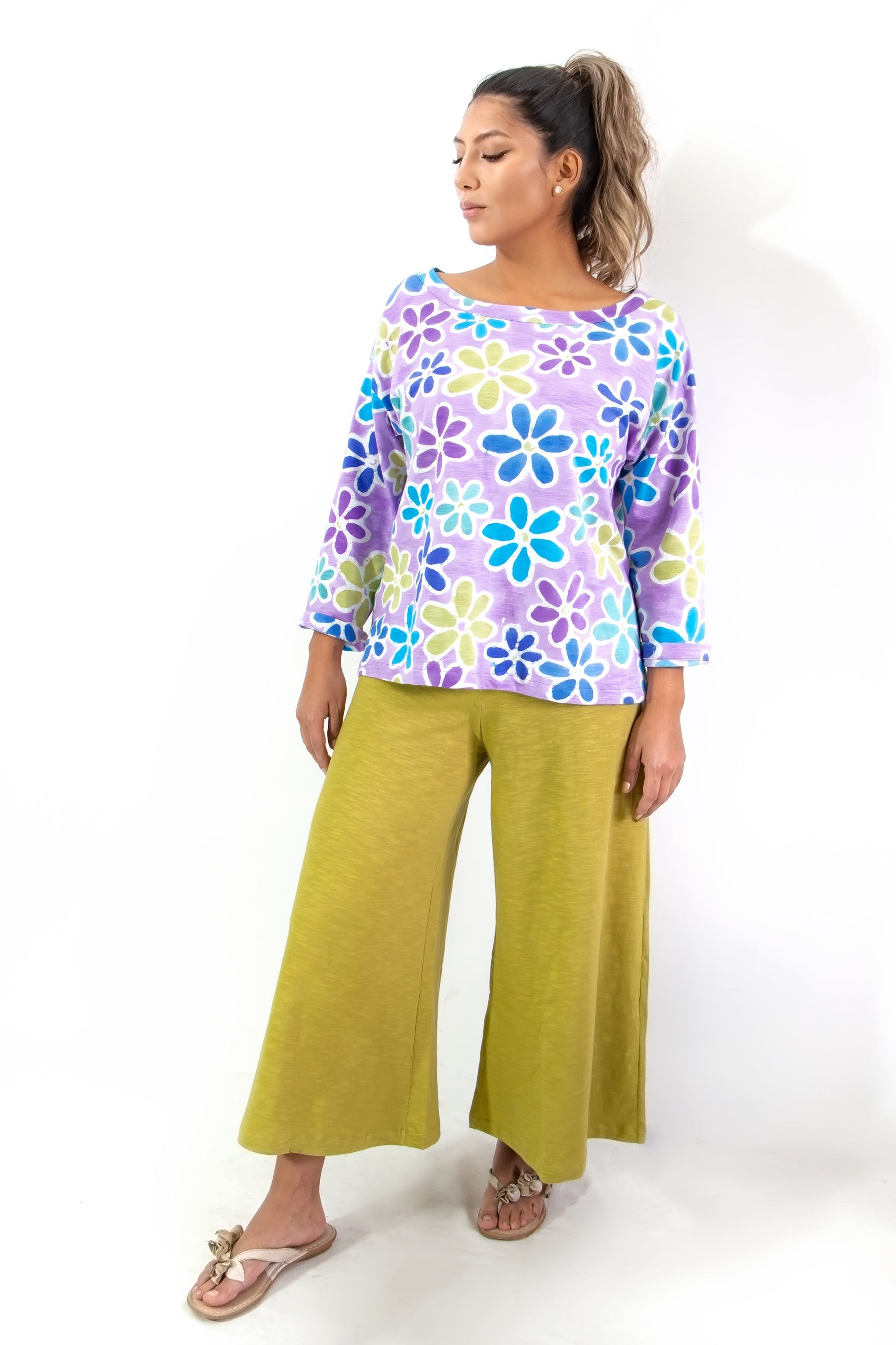Leeni Top - Cosmos Lila