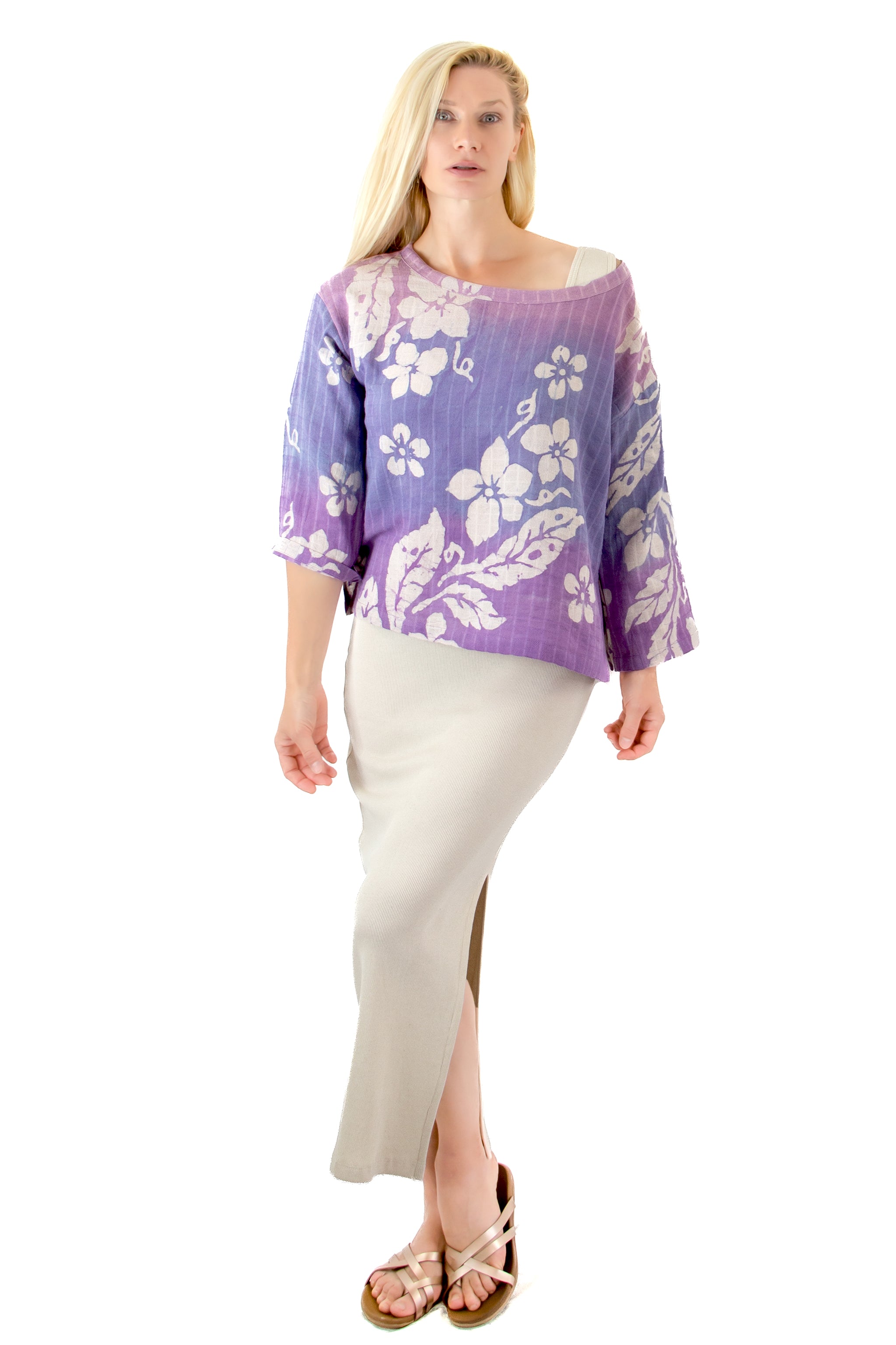 Tania Dress 107D - Natural