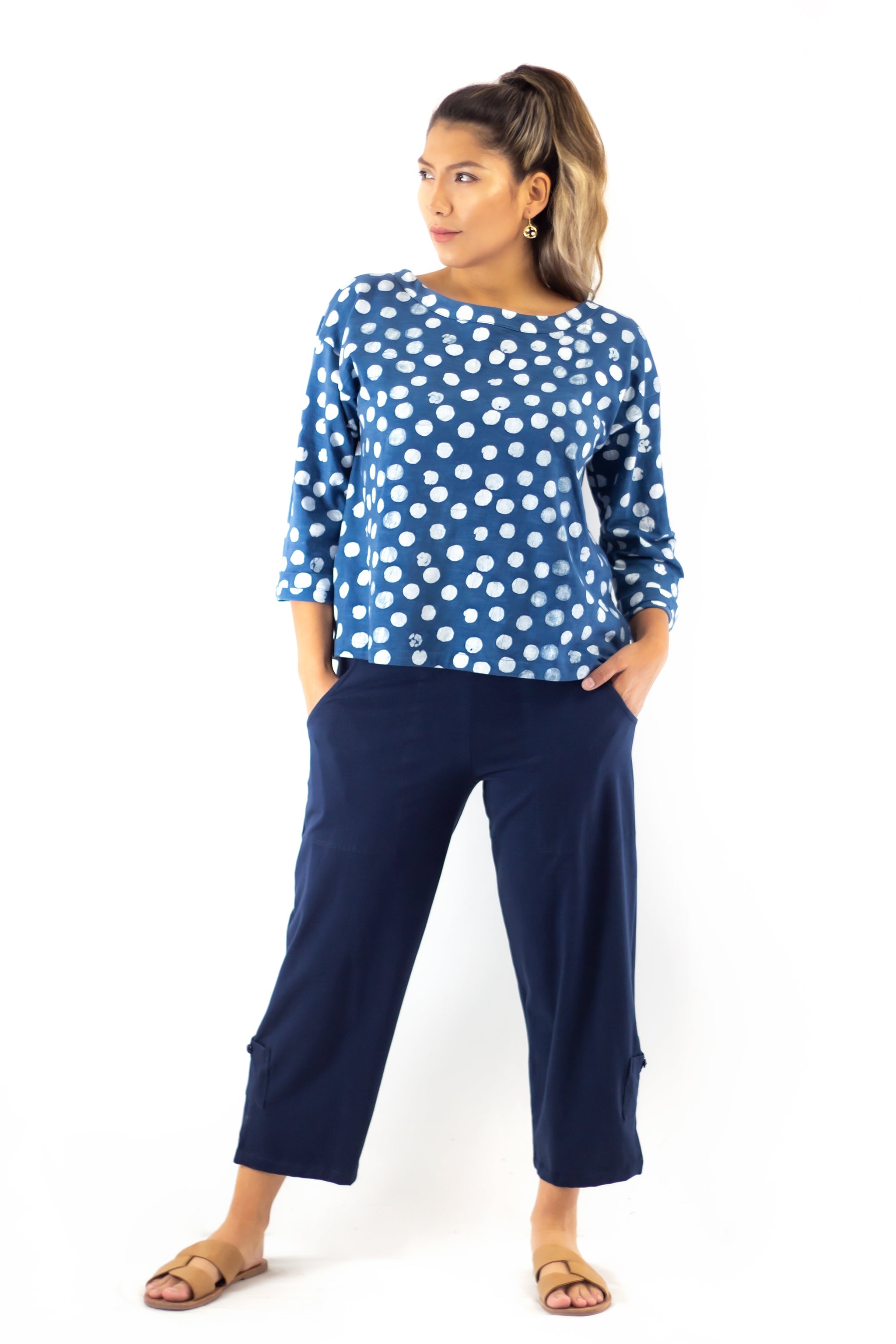 Leeni Top - Effervescence Pale Indi