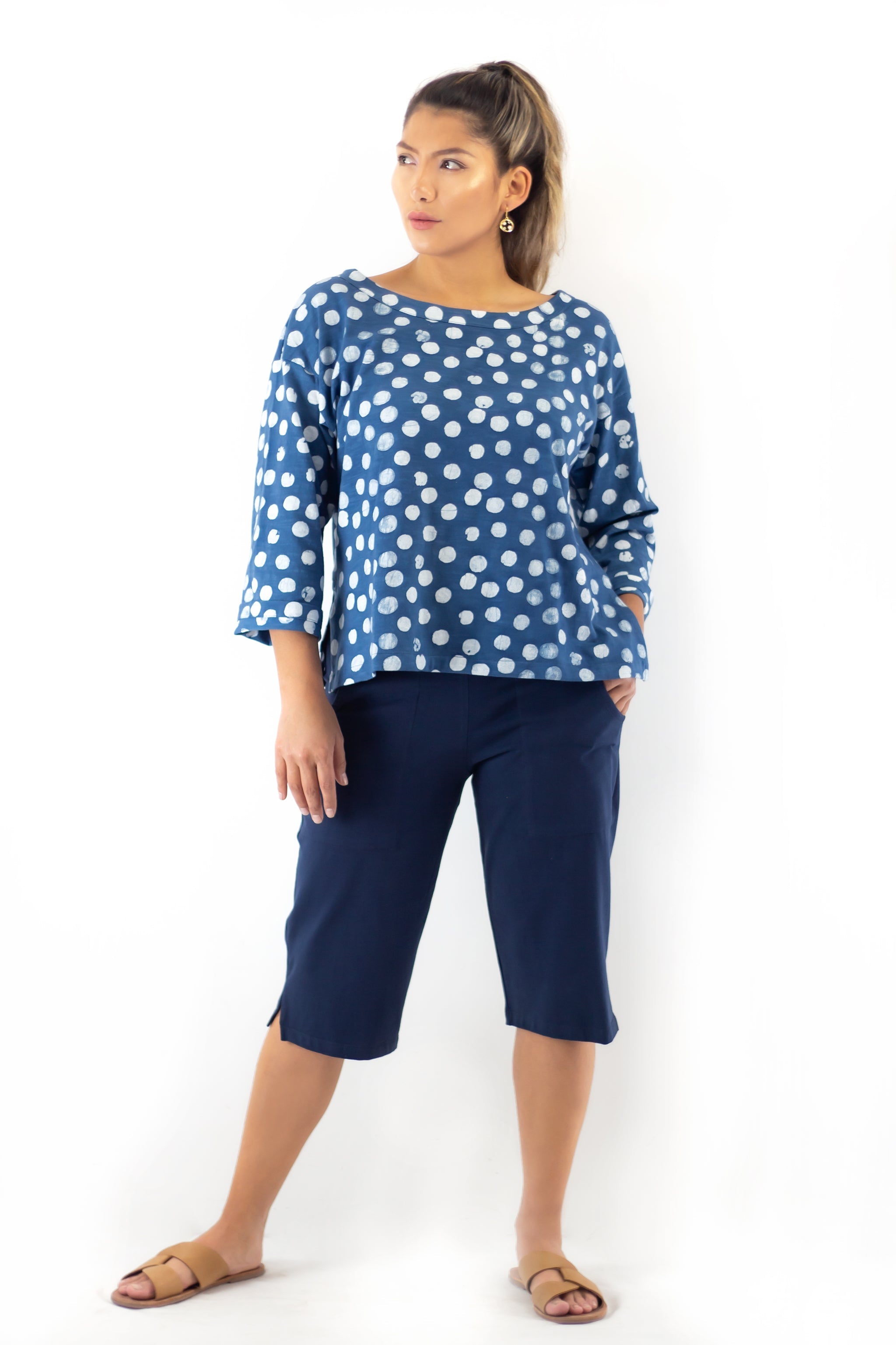 Leeni Top - Effervescence Pale Indi