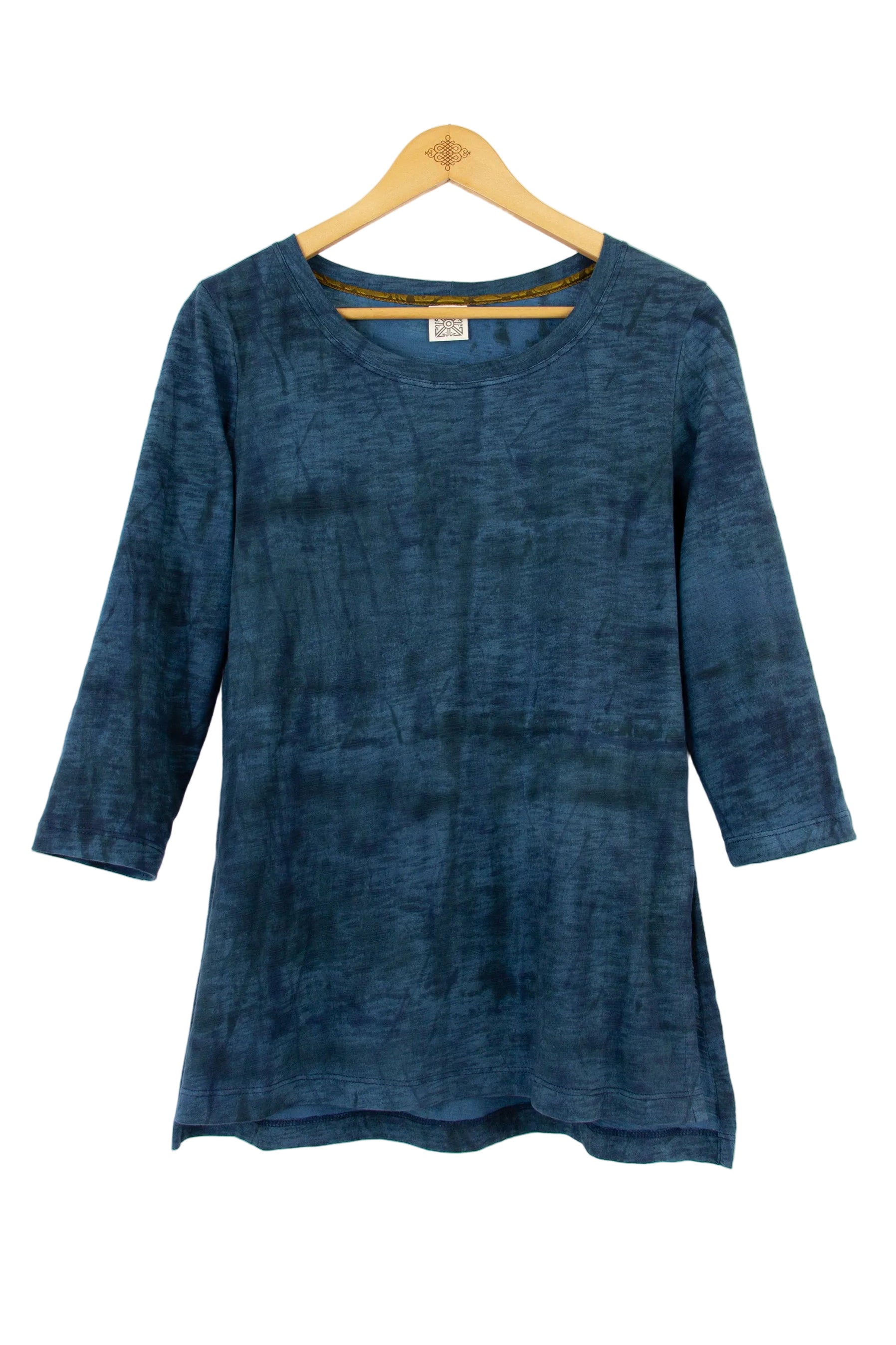 Sara Tee (3/4 Sleeve) - Slate Motif - Indi