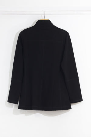 Zip Fleece Jacket - Black