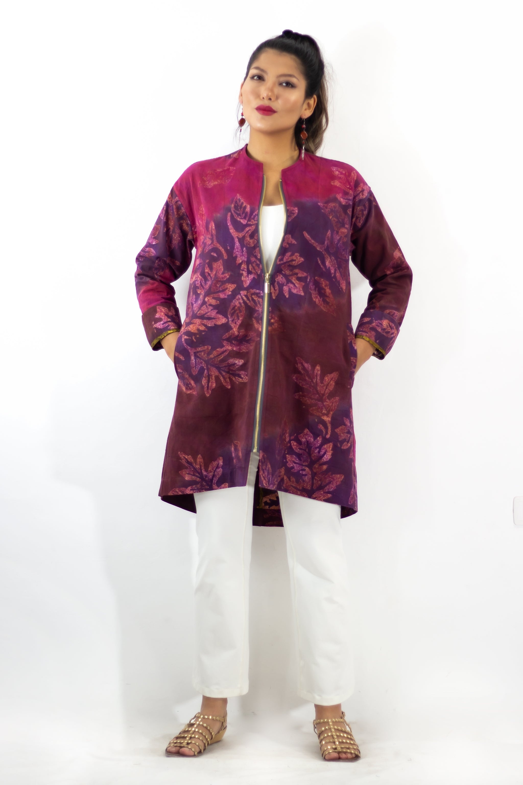 Zipline Jacket - Falling Cabernet