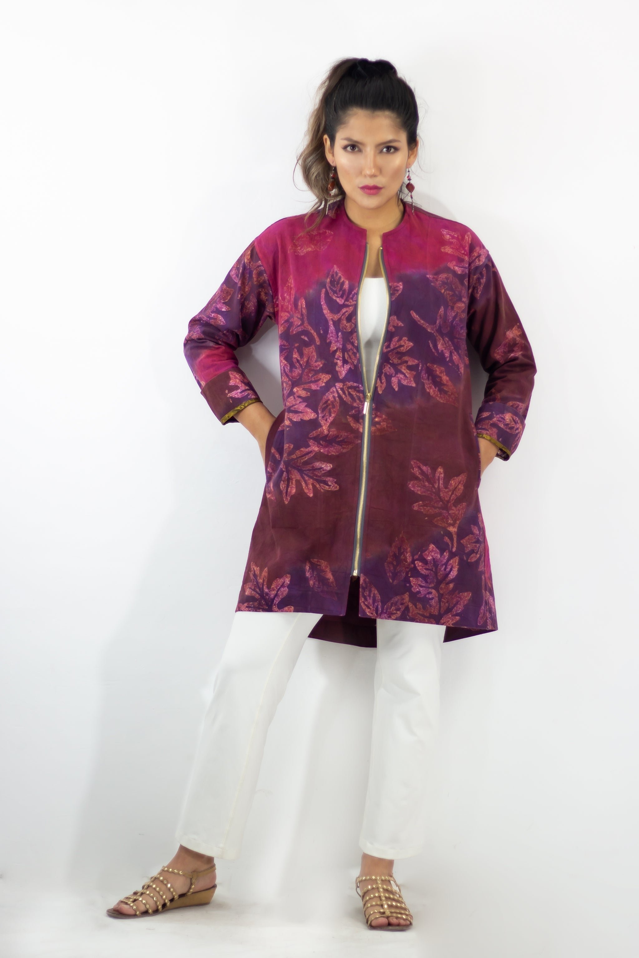 Zipline Jacket - Falling Cabernet