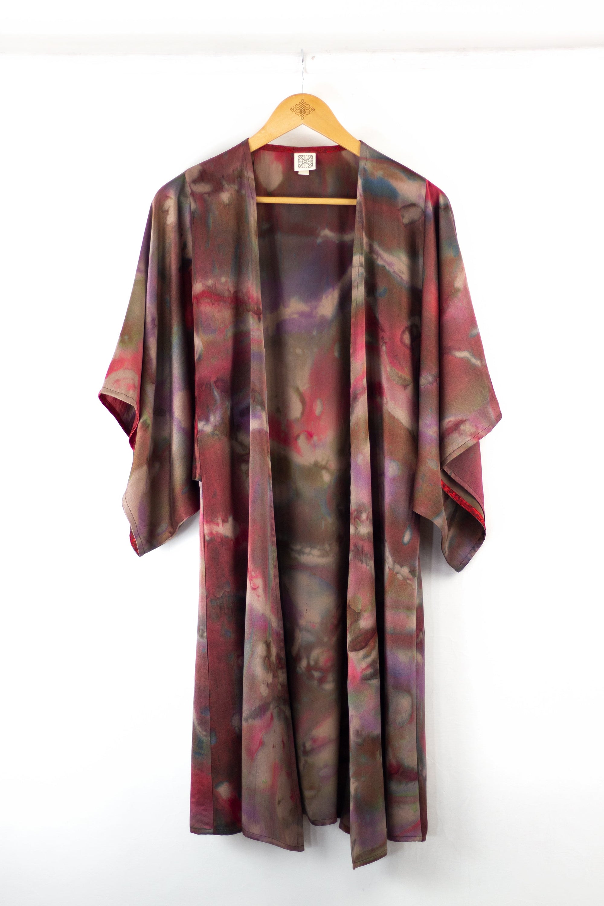 Hand Painted Silk Kimono - Confucius Earth