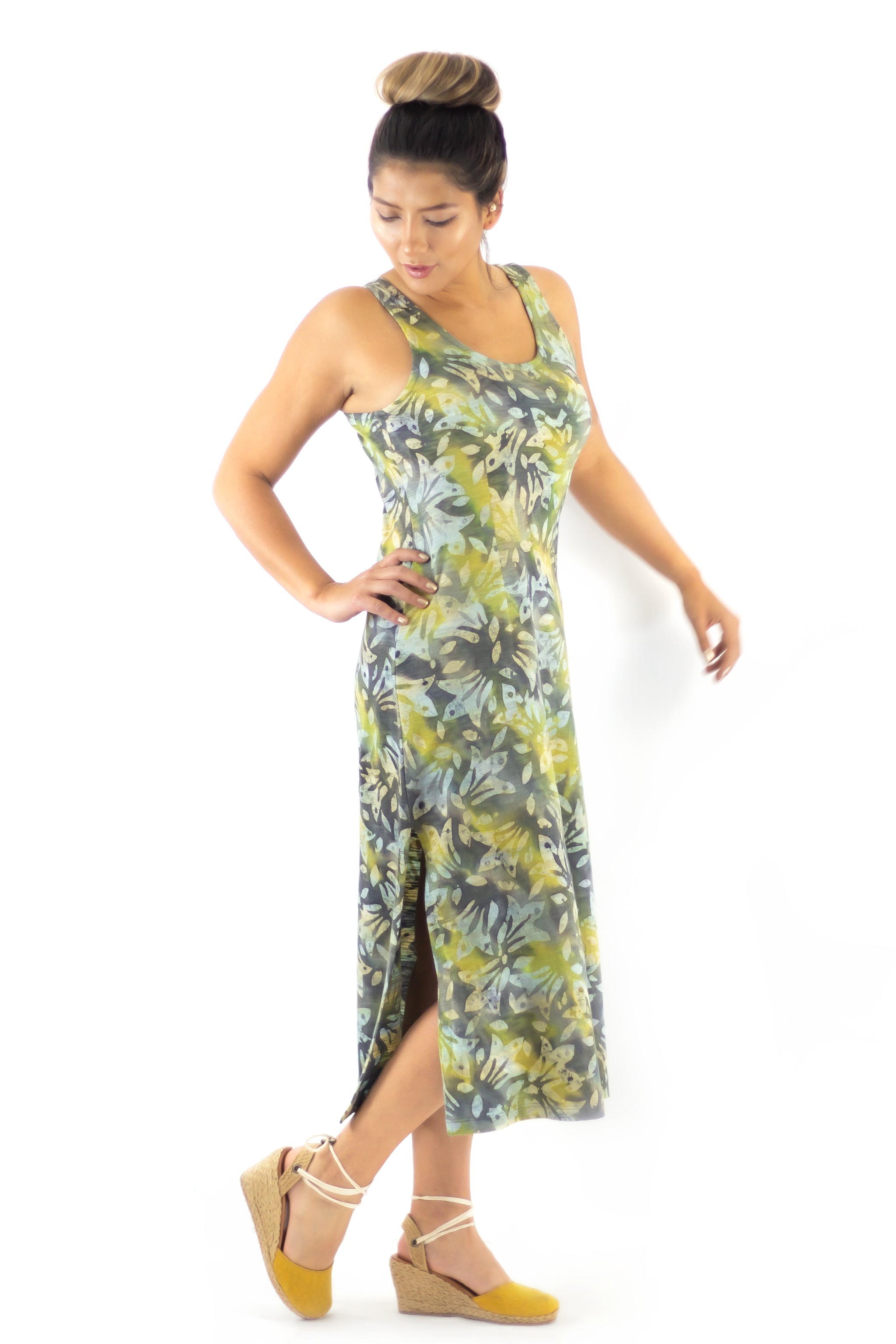 Midi Tank Dress - Tulis - Gris