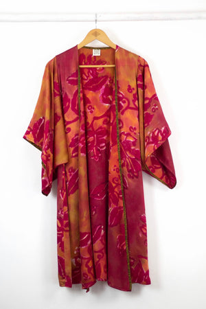 Hand Painted Silk Kimono - VinO