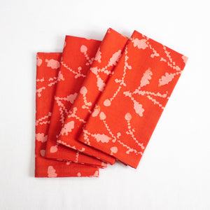 Hand Painted Napkins - Sprigs