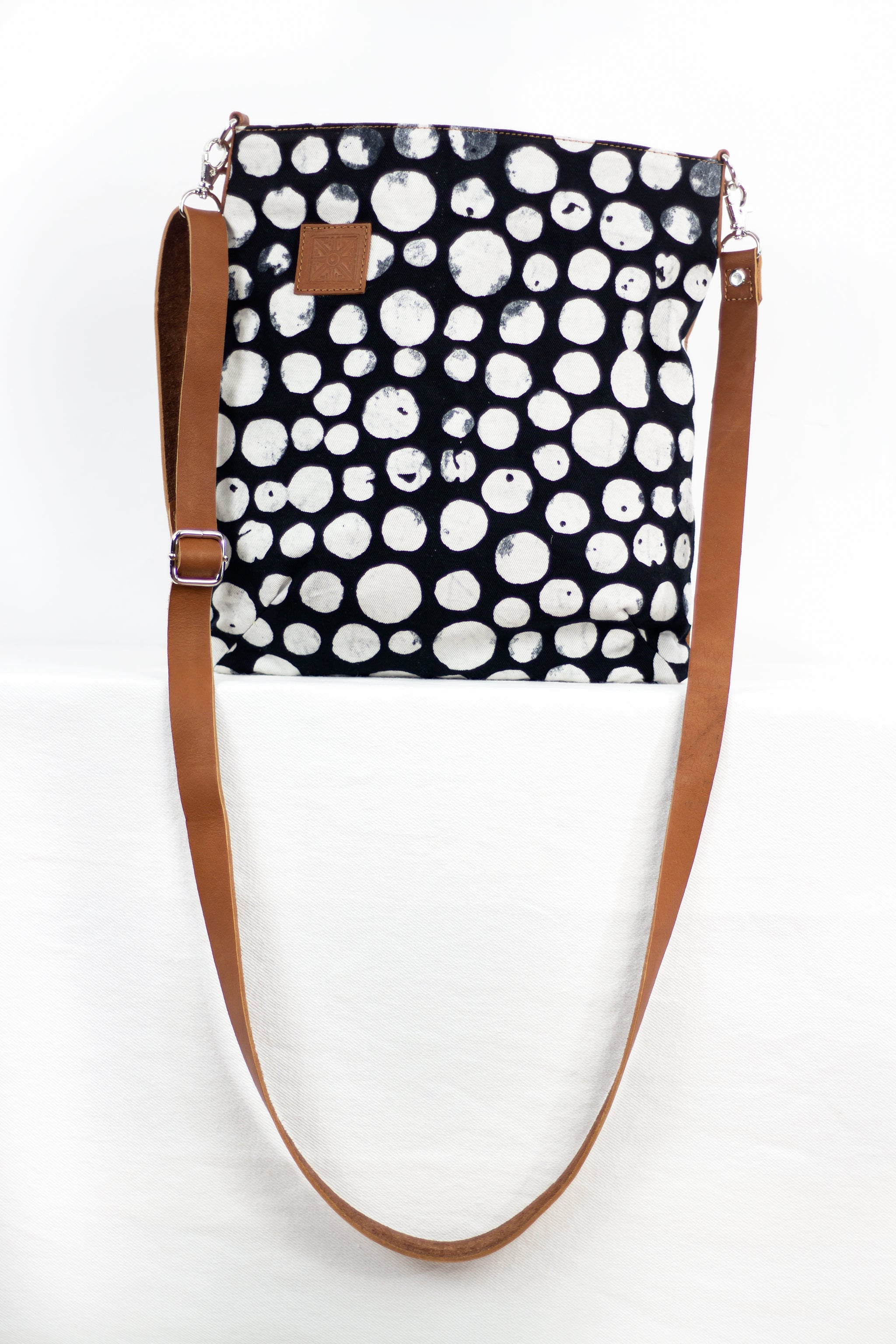 Cross Body Handbag - JBag- Natural Bubbles