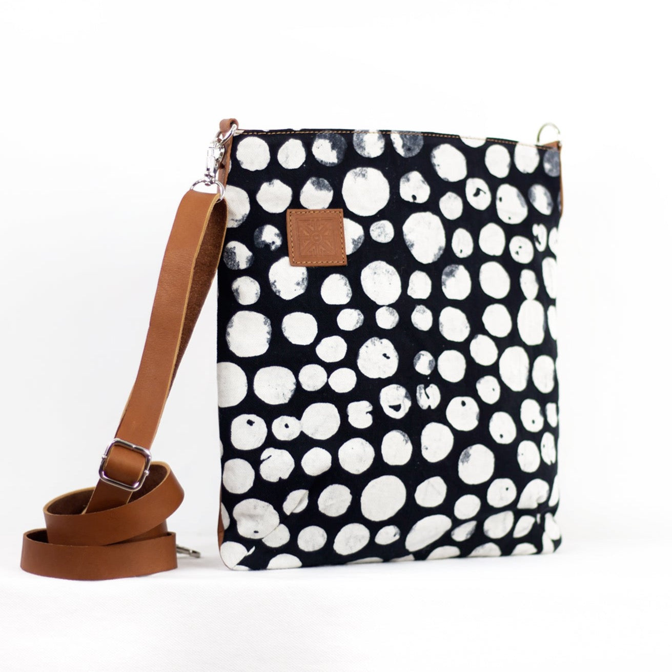 Cross Body Handbag - JBag- Natural Bubbles