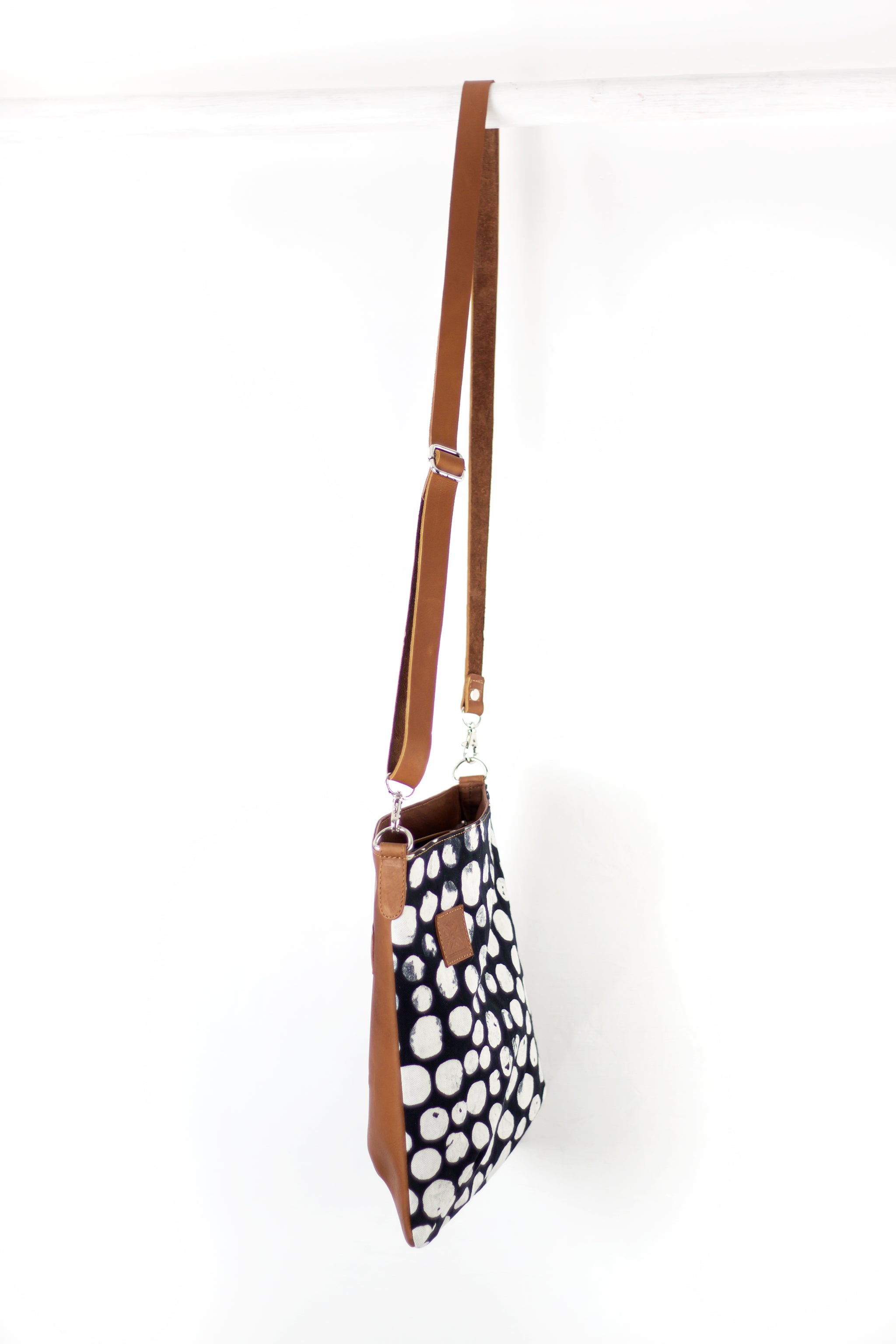Cross Body Handbag - JBag- Natural Bubbles