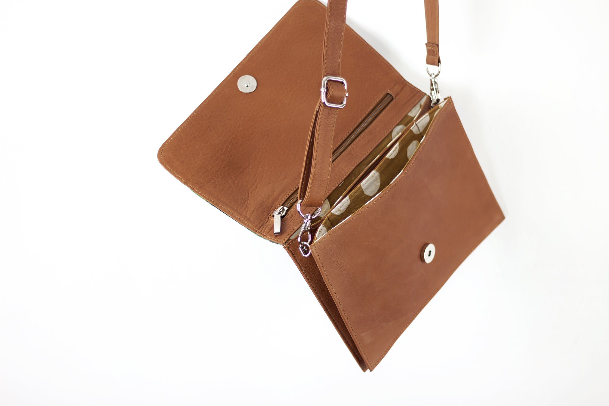 Clutch Purse - Cross Body - Ginkgo Garden