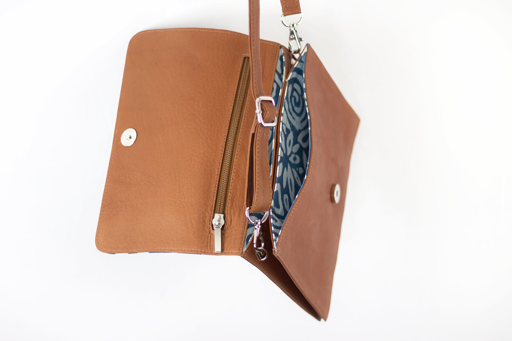 Clutch Purse - Cross Body - Sea Fern