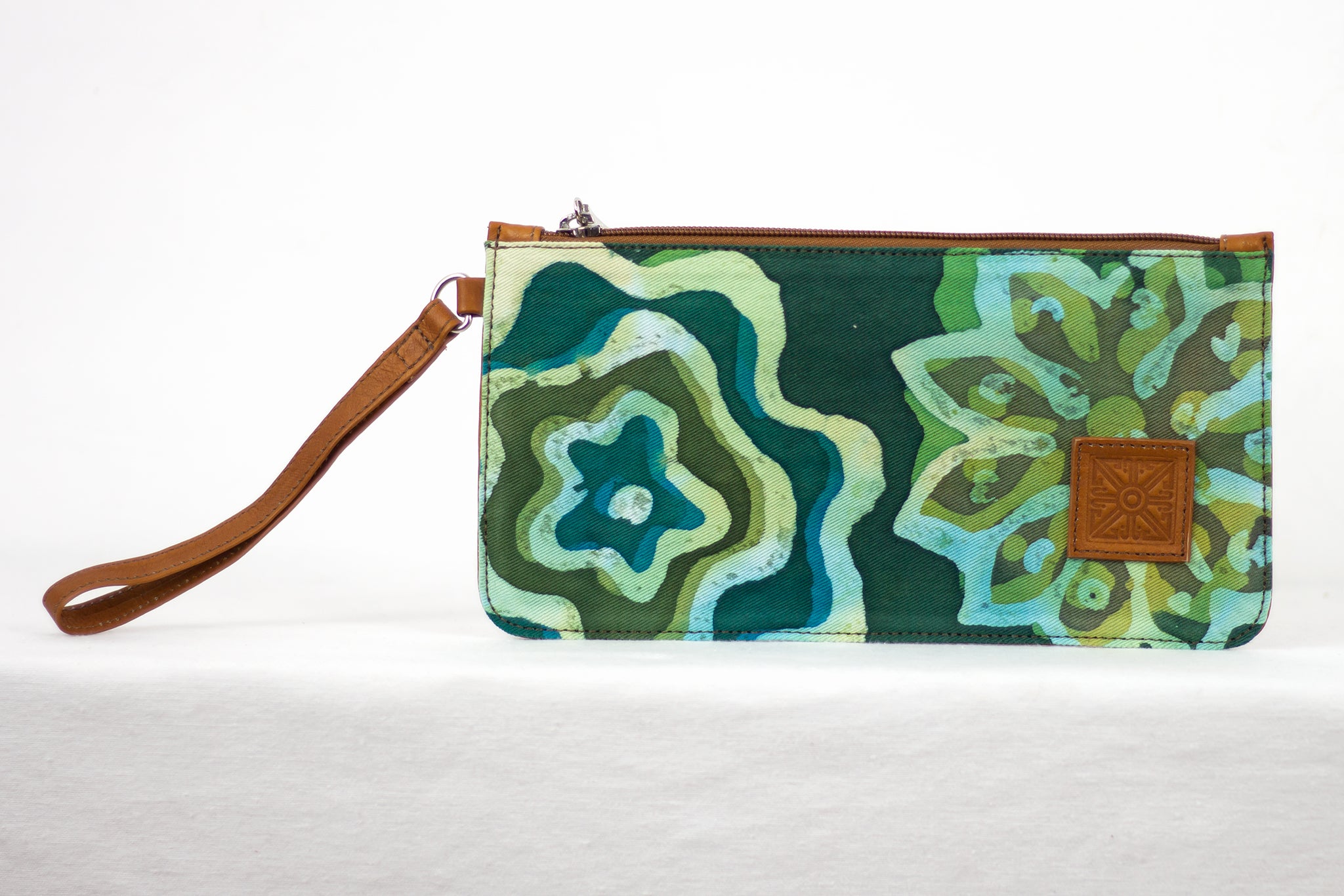 Wrist Clutch - Green Goddess